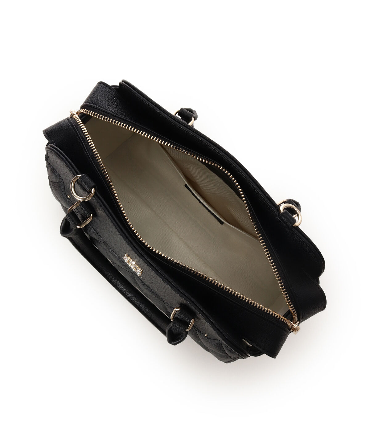 Samantha Vega「スクエアビジューキルトハンドバッグ」|ハンドバッグ|