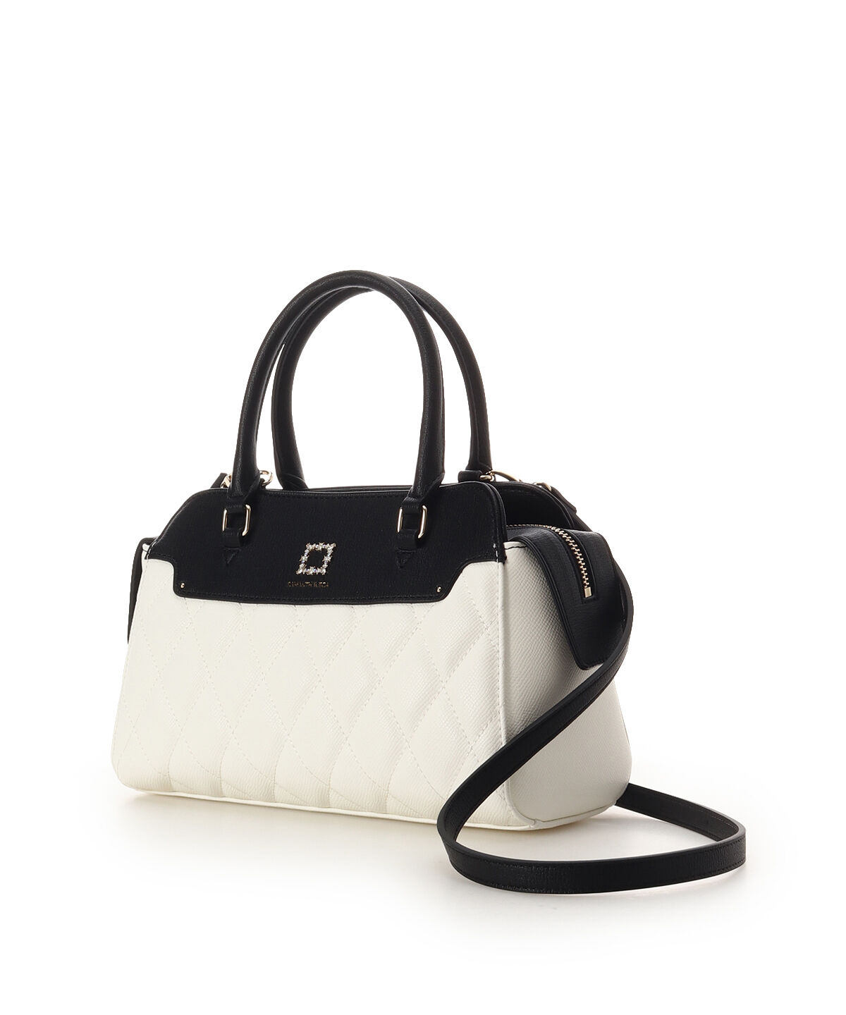 Samantha Vega「スクエアビジューキルトハンドバッグ」|ハンドバッグ|