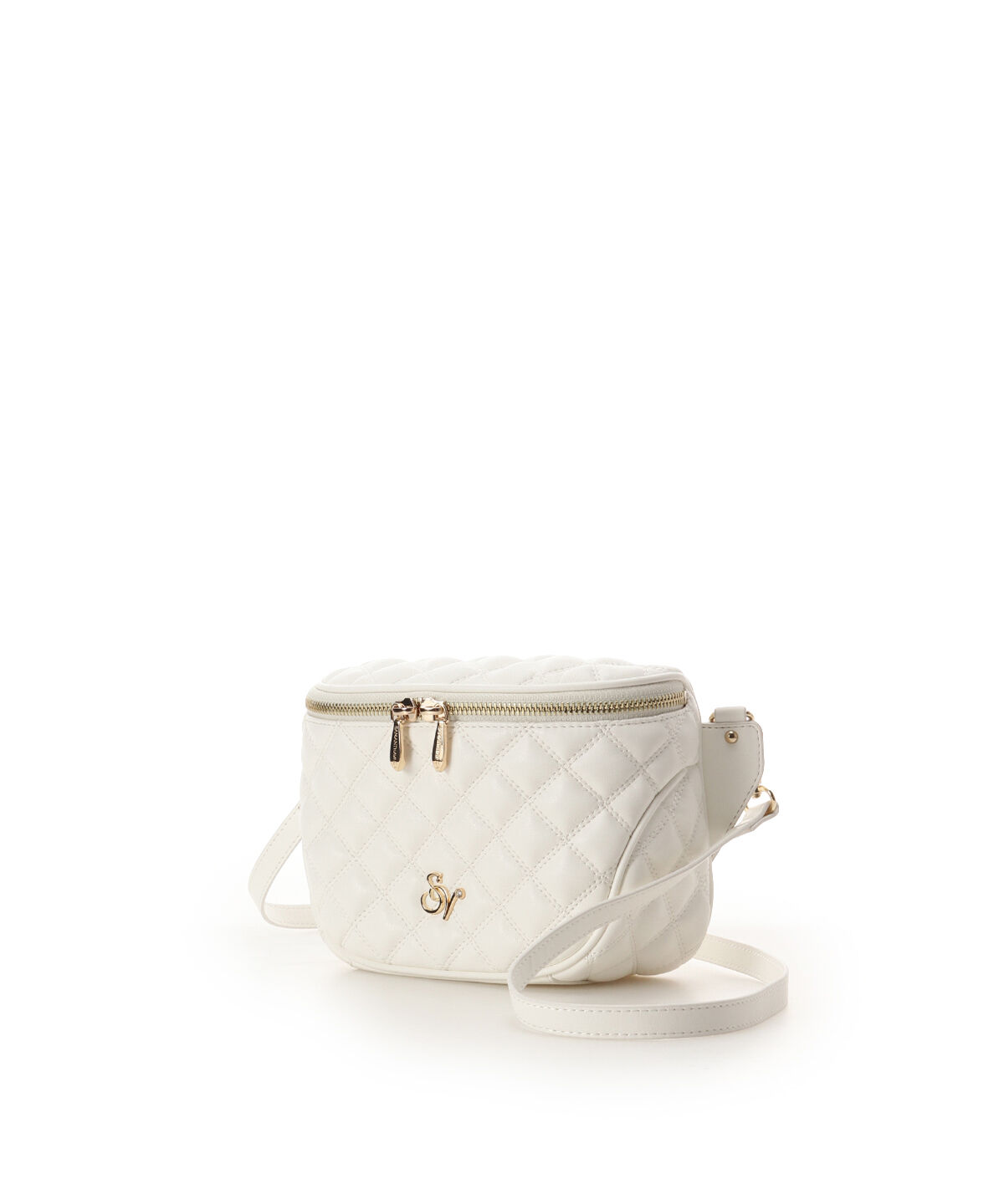 Samantha Vega「ダブルステッチダイヤキルトショルダーバッグ」|ショルダー・メッセンジャー|