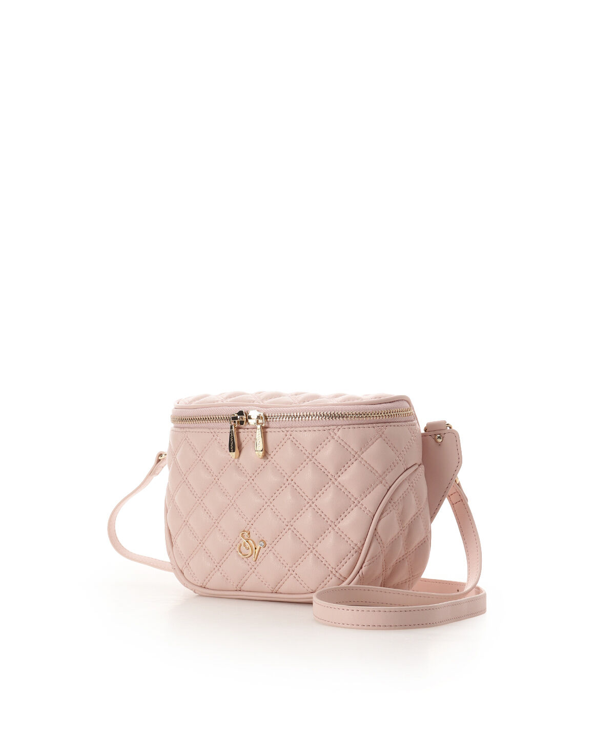 Samantha Vega「ダブルステッチダイヤキルトショルダーバッグ」|ショルダー・メッセンジャー|