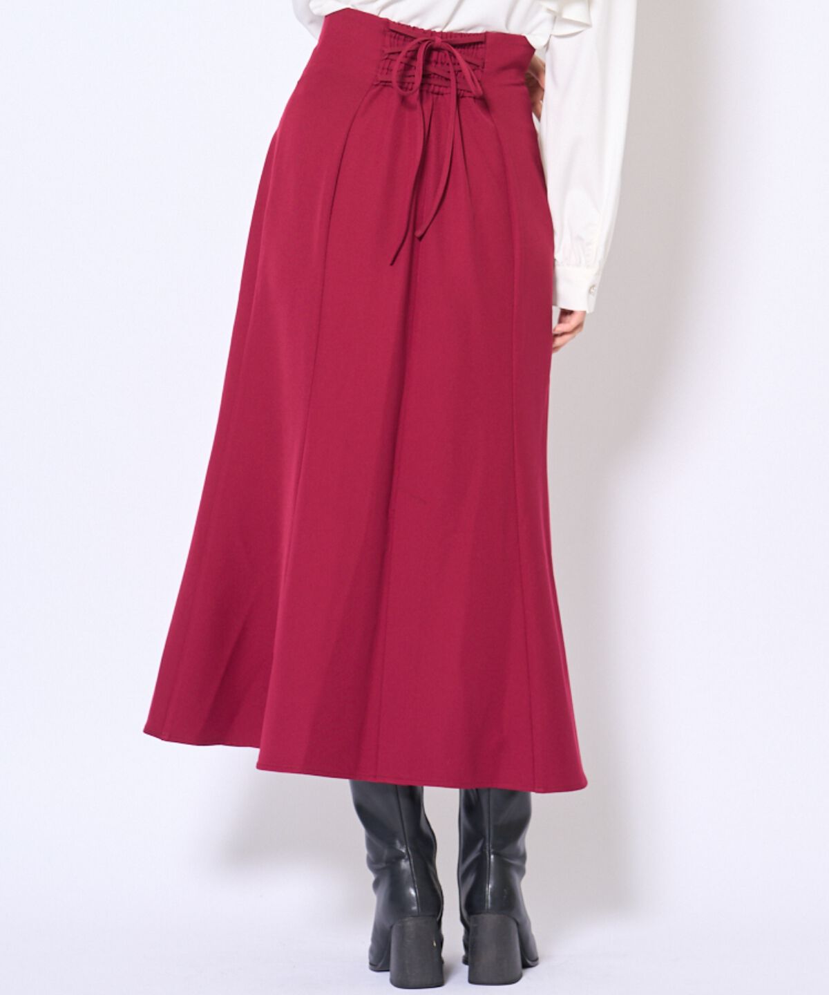 アンドクチュール「フロントZIPマーメイドスカート」|フレア|