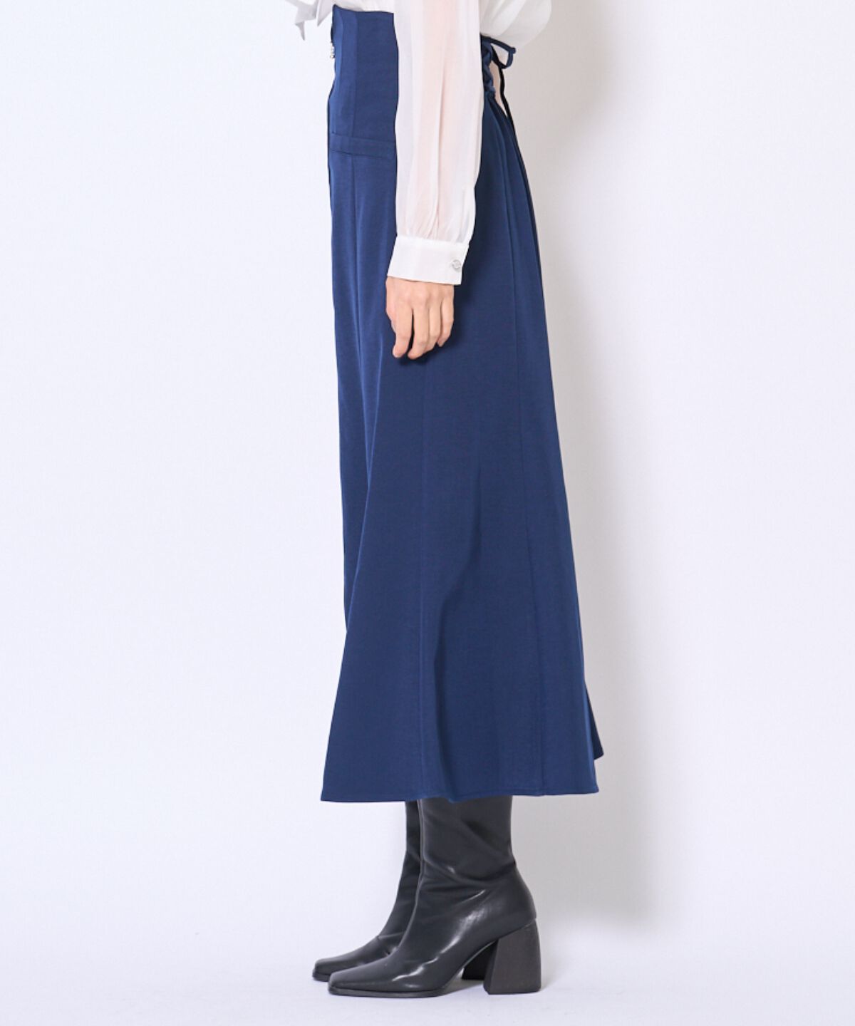 アンドクチュール「フロントZIPマーメイドスカート」|フレア|