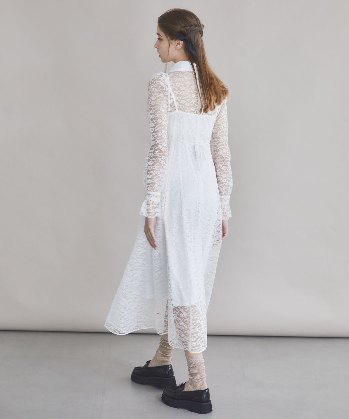 REDYAZEL「レースボウタイワンピース」|ワンピース|