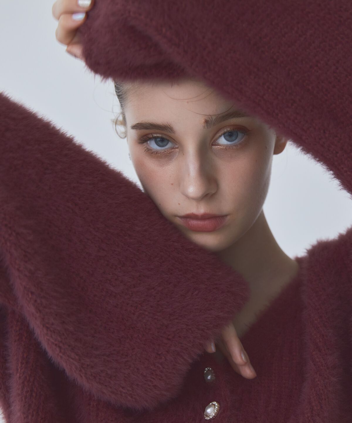 REDYAZEL「フェザーニットカーディガン」|カーディガン|