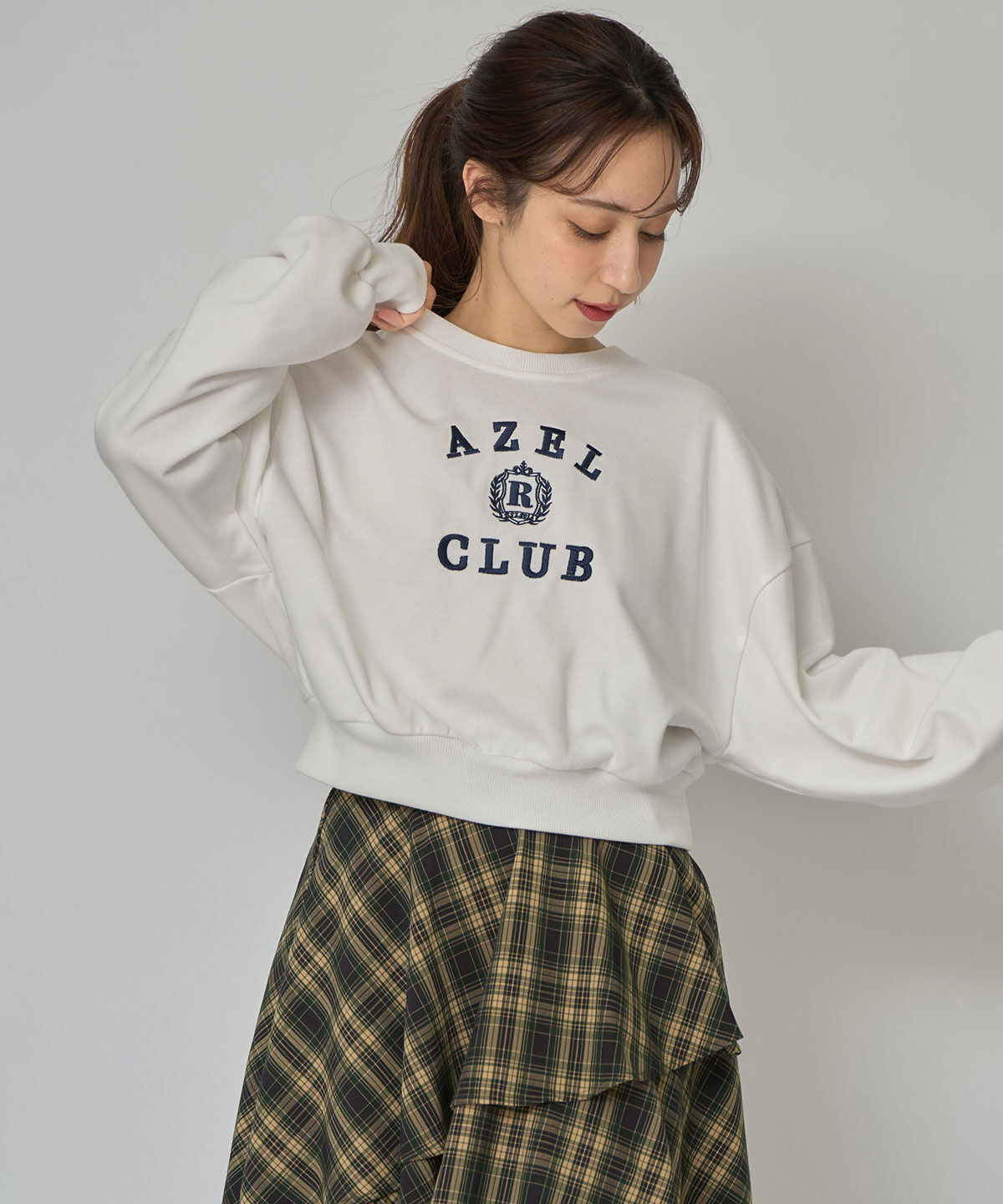 REDYAZEL「アゼルクラブカレッジロゴスウェットプルオーバー」|Tシャツ・カットソー|