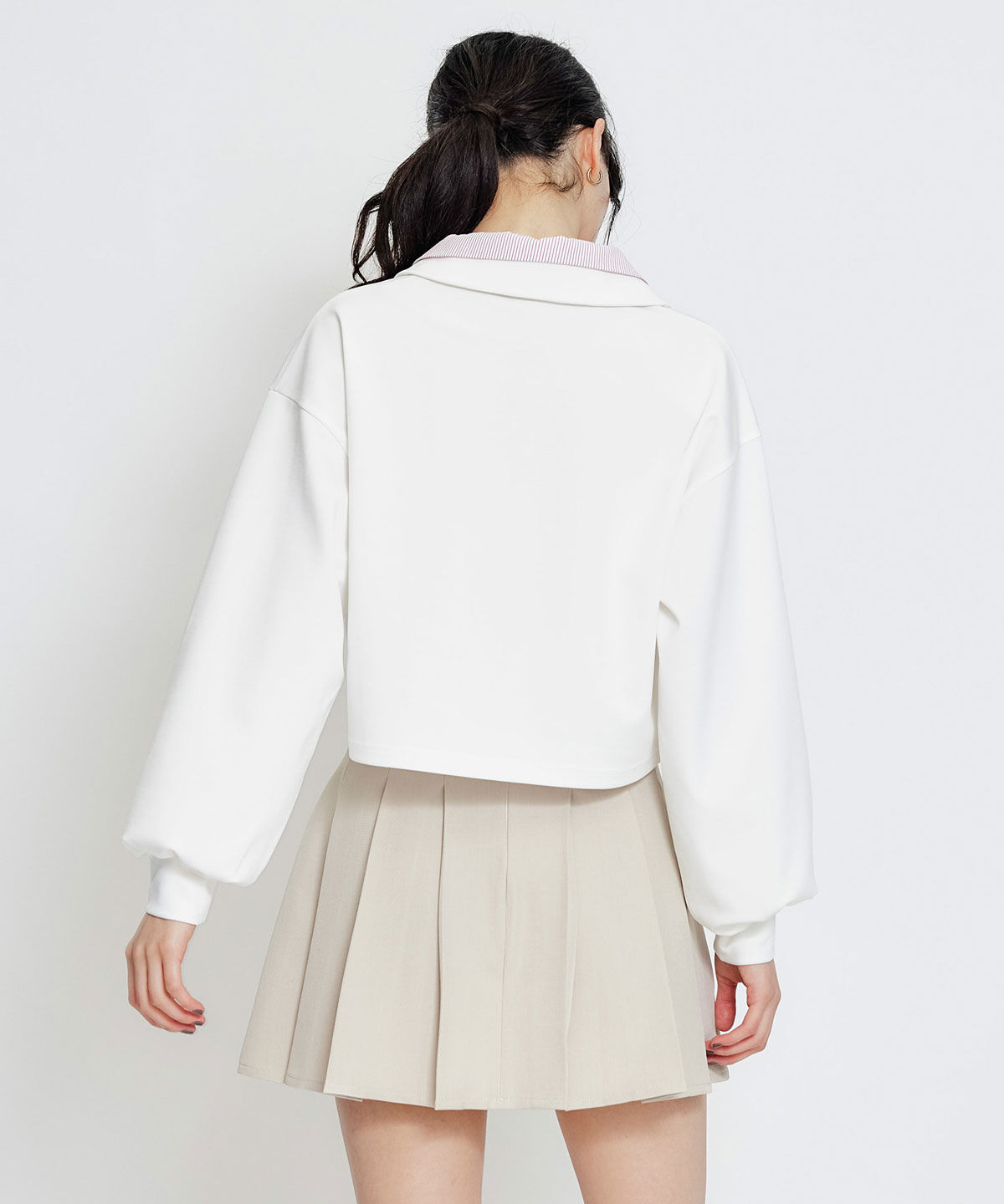 REDYAZEL「エンブレムダブルカラーカットプルオーバー」|Tシャツ・カットソー|