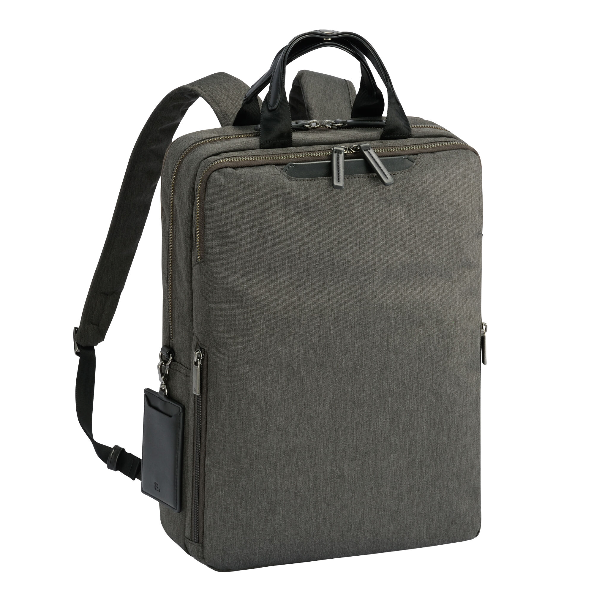 ace.「ace./エース フィッテムヘザー ビジネスリュック  A4 14インチPC収納 15L スクエア型  20112」|リュック|ブラック