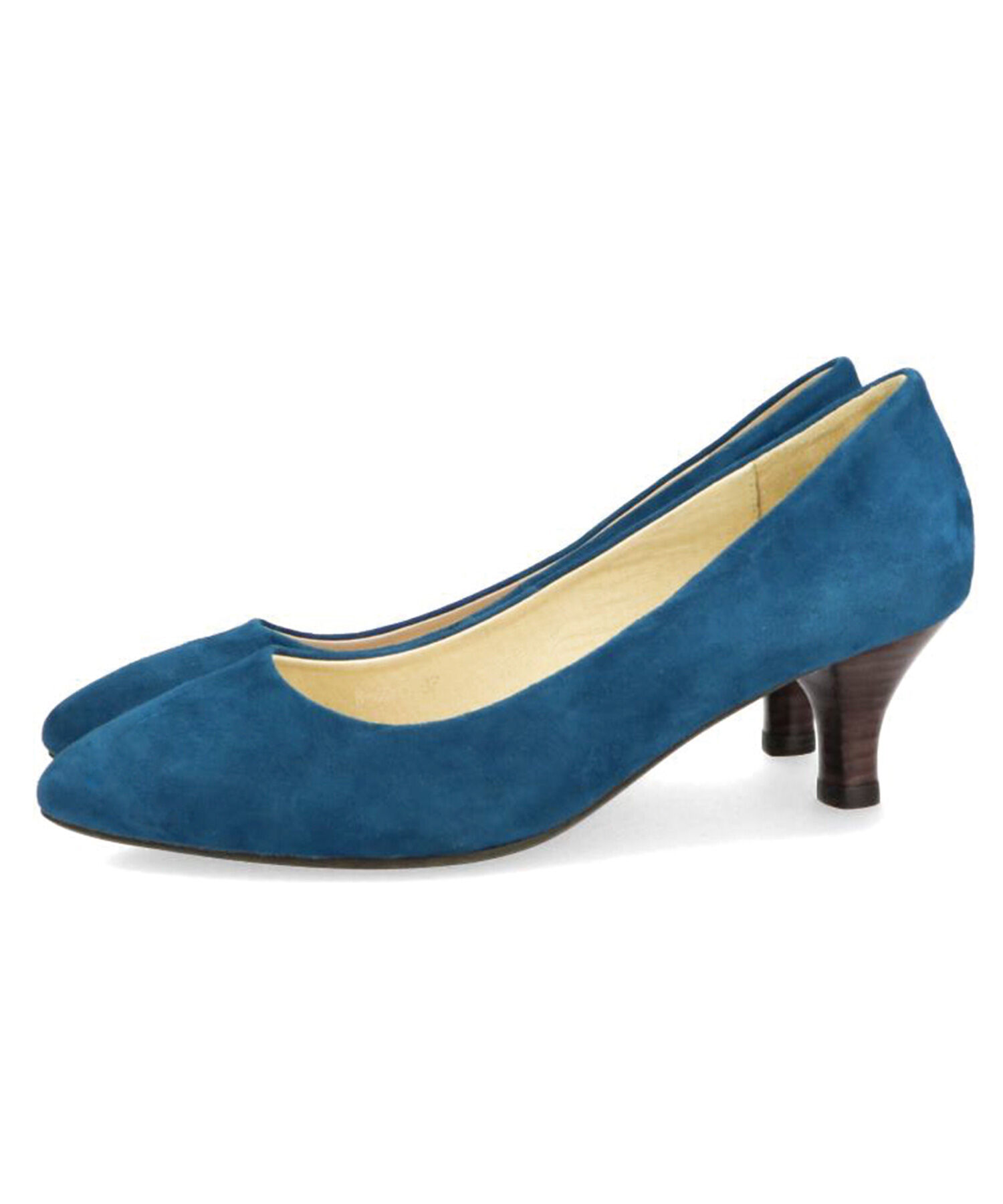 ORiental TRaffic「【アウトレット価格】本革スエードミドルヒールパンプス/R-6003」|パンプス|