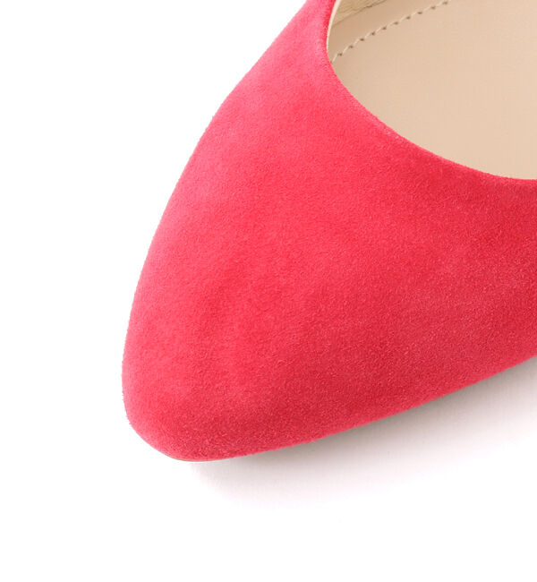 ORiental TRaffic「【アウトレット価格】本革スエードミドルヒールパンプス/R-6003」|パンプス|