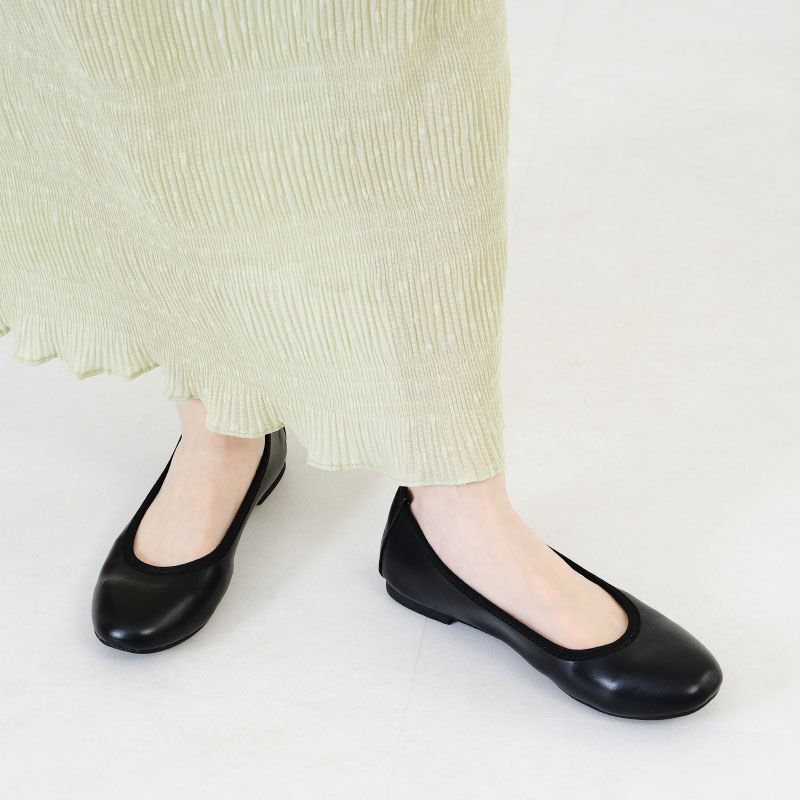 ORiental TRaffic「【柔らかい】ポケッタブルラウンドトゥパンプス/R-4004 パンプス 持ち運び可能 クッション 軽量」|パンプス|