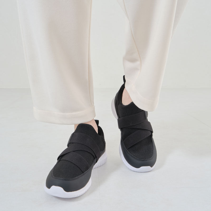 ORiental TRaffic「ベルト ニット スニーカー /OT3718 伸縮性 柔らかい」|スニーカー|