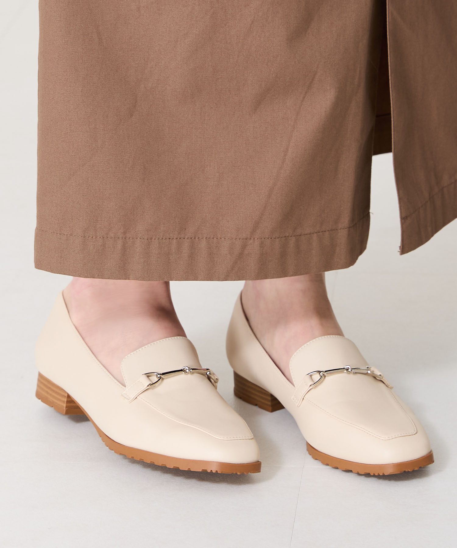 ORiental TRaffic「【防水】ビットモチーフレインローファー/R-1014 レインシューズ レインローファー 人気 トレンド」|パンプス|