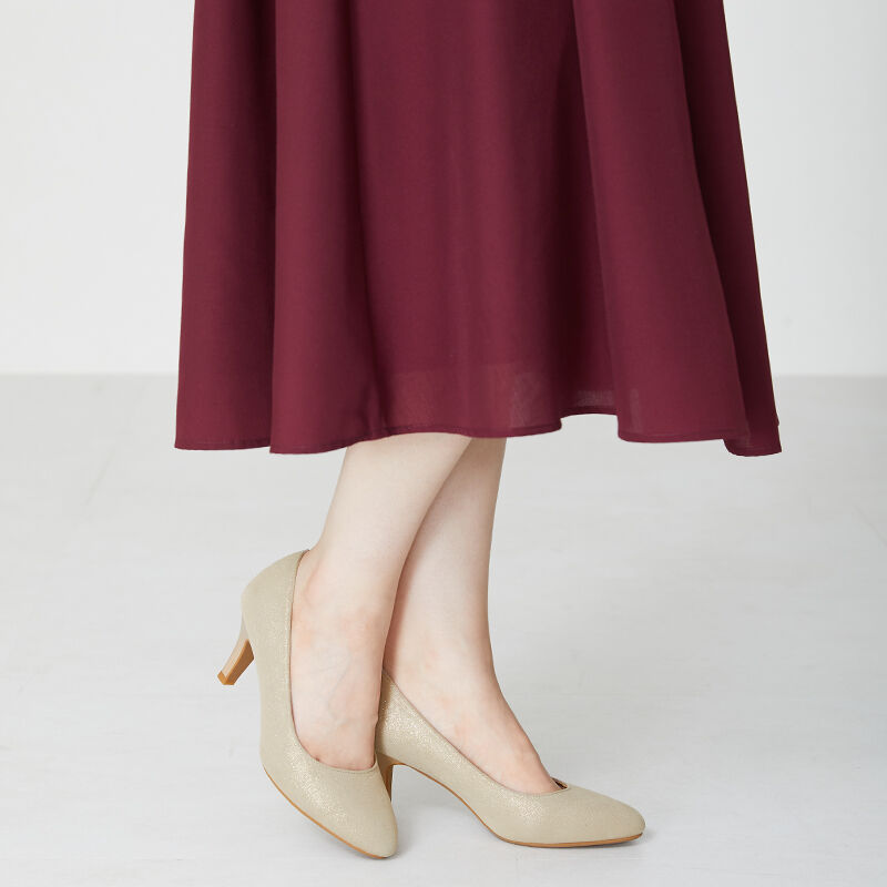 ORiental TRaffic「【跳べるパンプス/シリーズ累計１５０万足突破】ラウンドトゥヒール/R-3209 ヒール7cm」|パンプス|