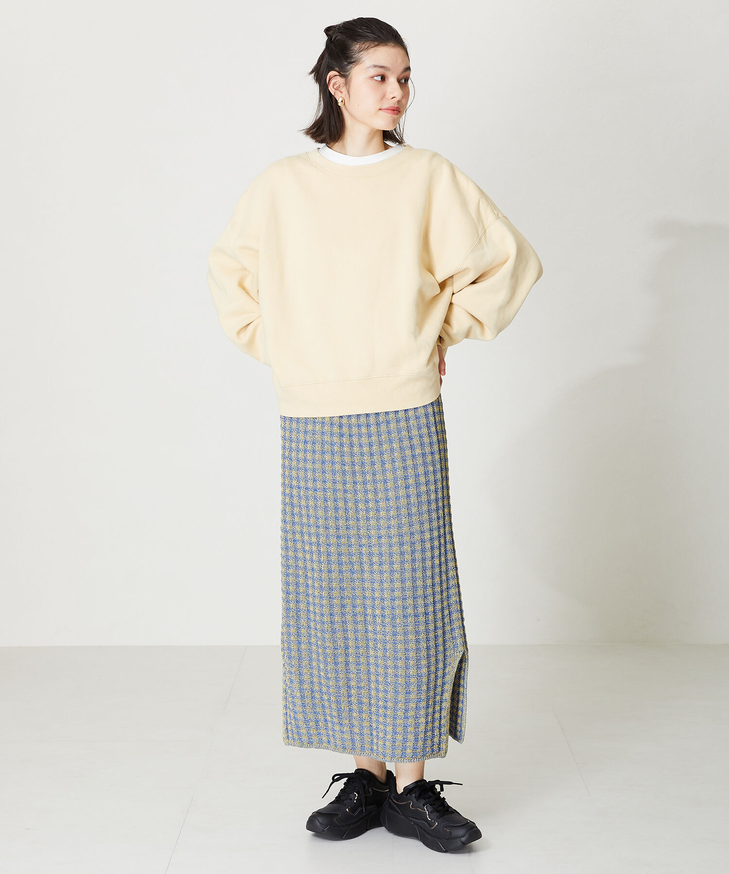 ORiental TRaffic「【トレンド】メタリックライン厚底スニーカー/OT3727」|スニーカー|