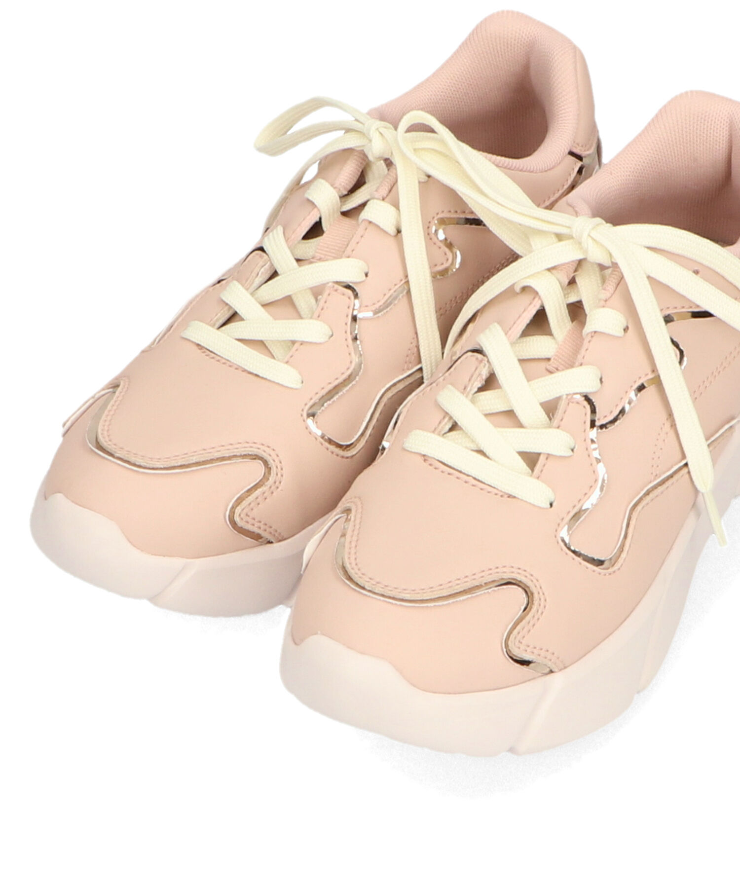 ORiental TRaffic「【トレンド】メタリックライン厚底スニーカー/OT3727」|スニーカー|