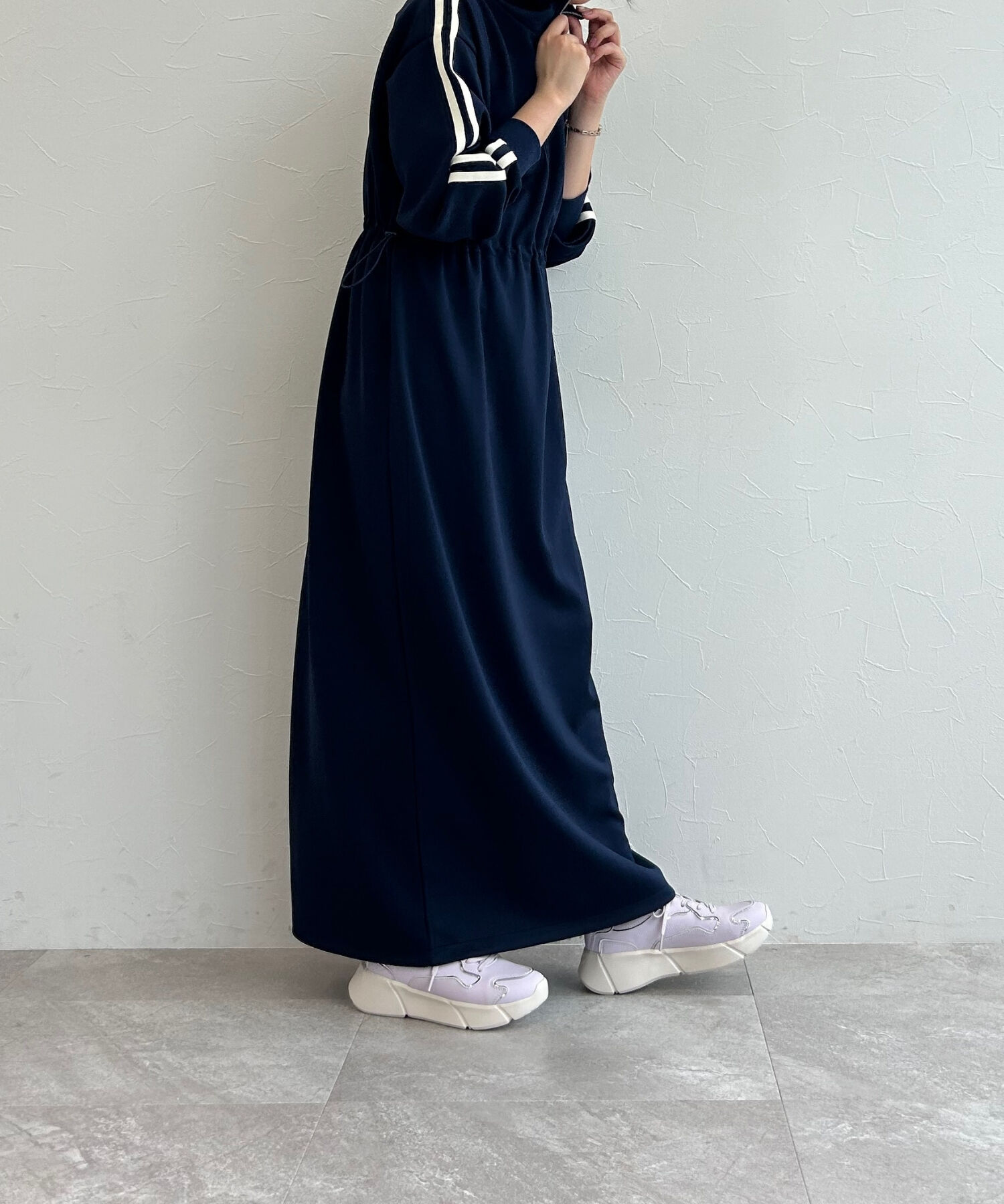 ORiental TRaffic「【トレンド】メタリックライン厚底スニーカー/OT3727」|スニーカー|