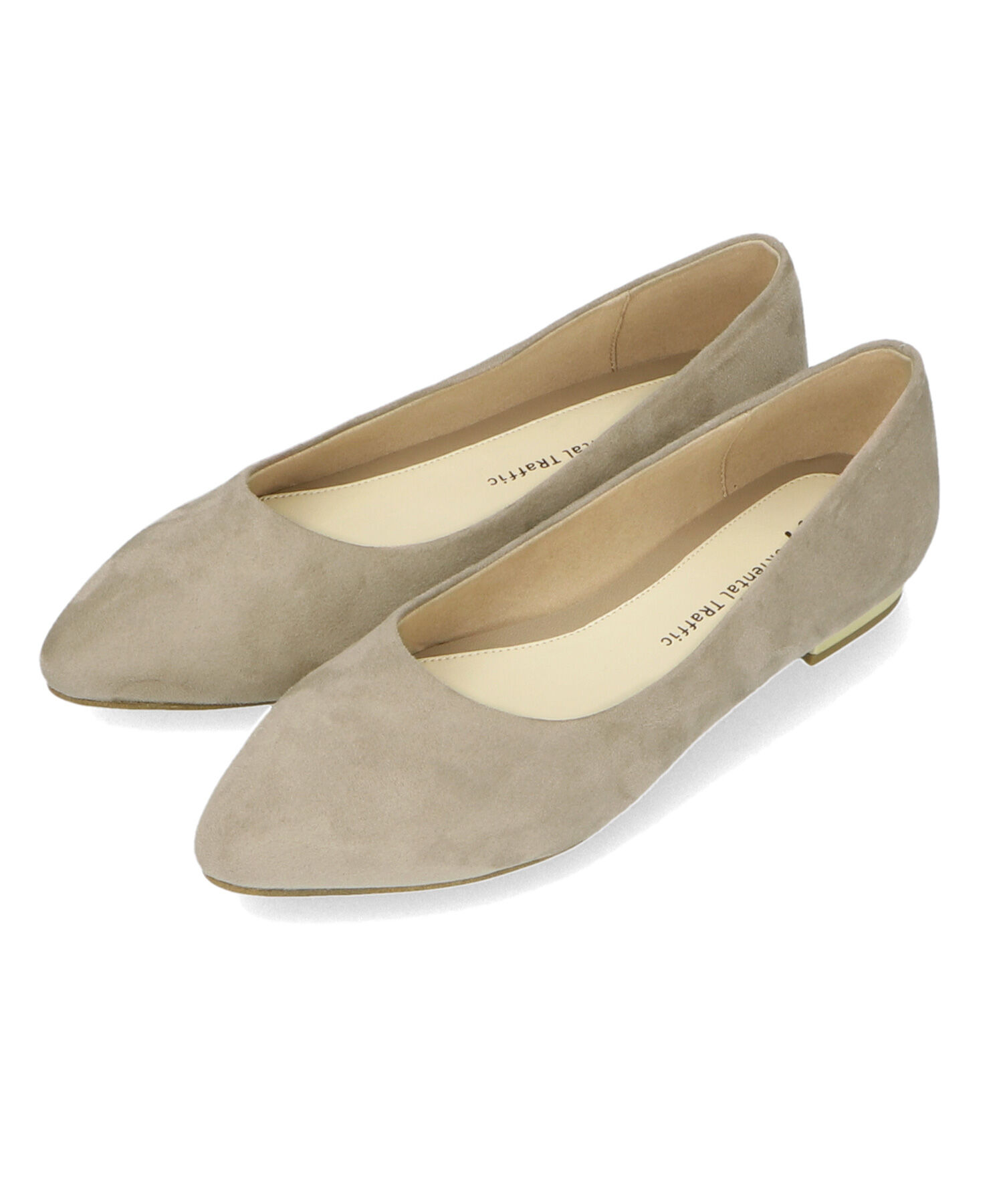 ORiental TRaffic「【WEB限定 / 累計15万足突破】ポインテッドトゥ フラット パンプス /R-4007 通勤靴 厚手クッション」|パンプス|