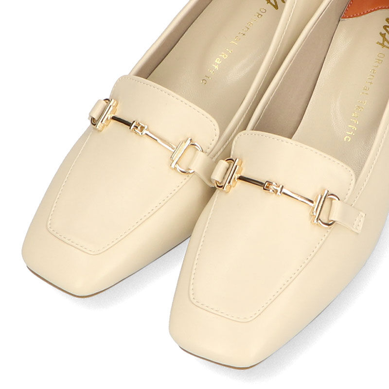 WA Oriental TRaffic「メタリックラインビットヒールローファー/32101」|パンプス|