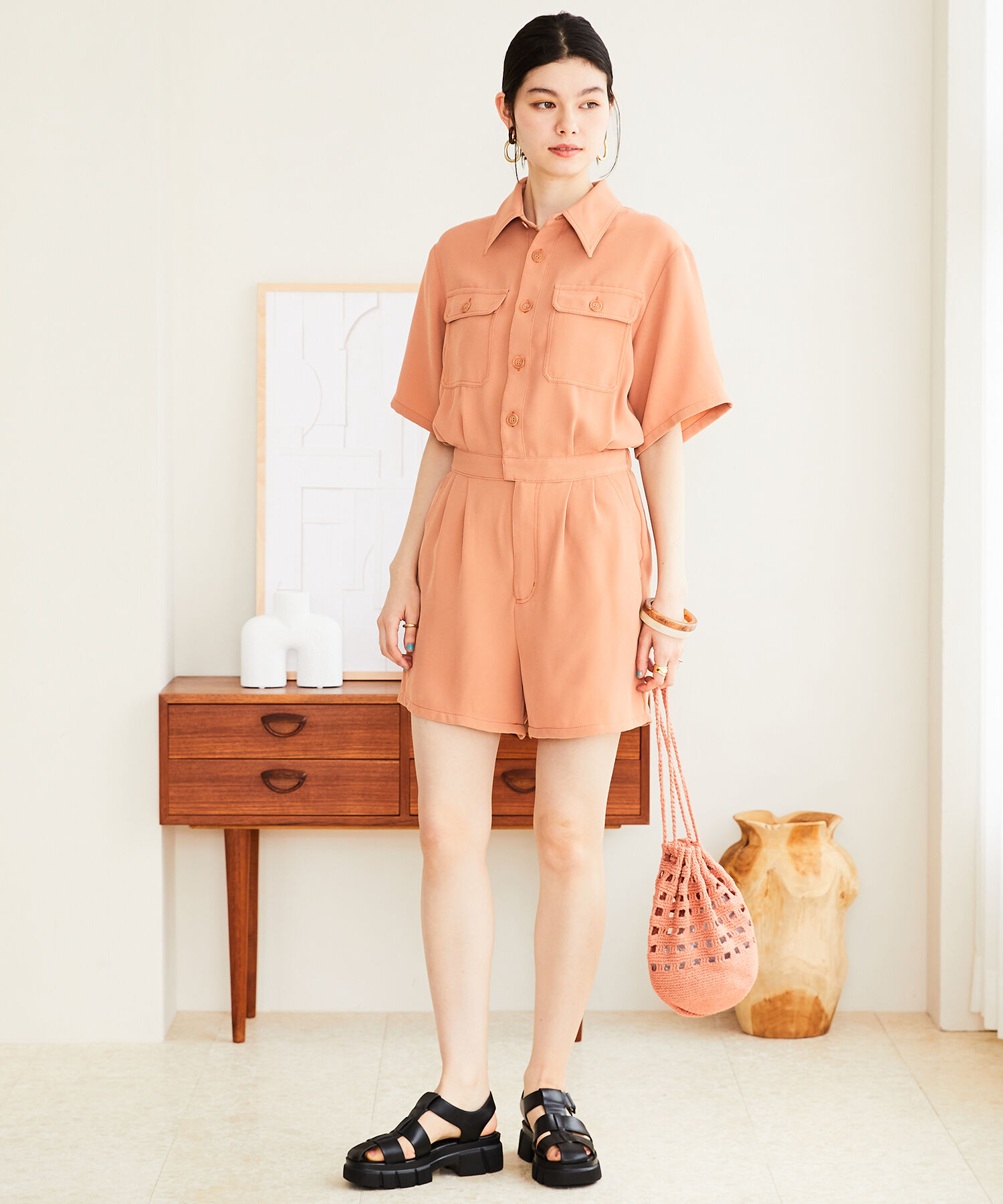 ORiental TRaffic「【アウトレット価格】厚底ワイドストラップグルカサンダル/31226 グルカサンダル 人気 トレンド」|サンダル|