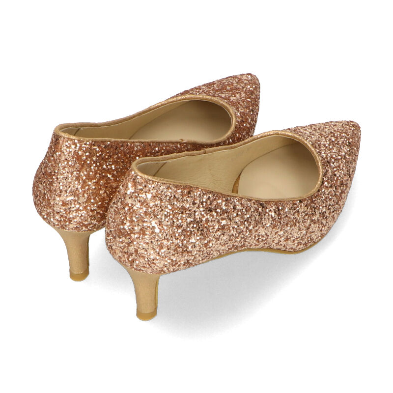 ORiental TRaffic「【オケージョン】ポインテッドトゥグリッターパンプス/R-2018 結婚式 パーティー 二次会」|パンプス|
