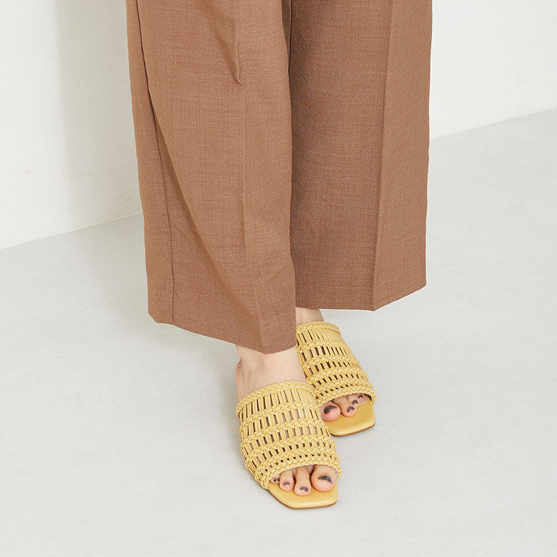 WA Oriental TRaffic「【アウトレット価格】メッシュミュールサンダル/32201 ミュール サンダル トレンド 人気 売れてる」|サンダル|