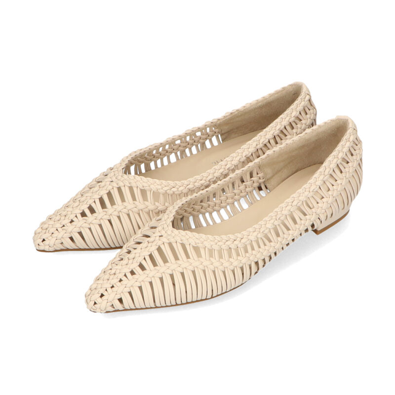 ORiental TRaffic「【アウトレット価格】ポインテッドトゥメッシュパンプス/31110 フラット パンプス メッシュ 人気」|パンプス|