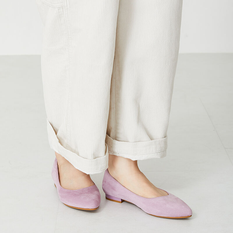 ORiental TRaffic「【跳べるパンプス/シリーズ累計１５０万足突破】プレーン フラット ヒール/R-3212 パンプス」|パンプス|