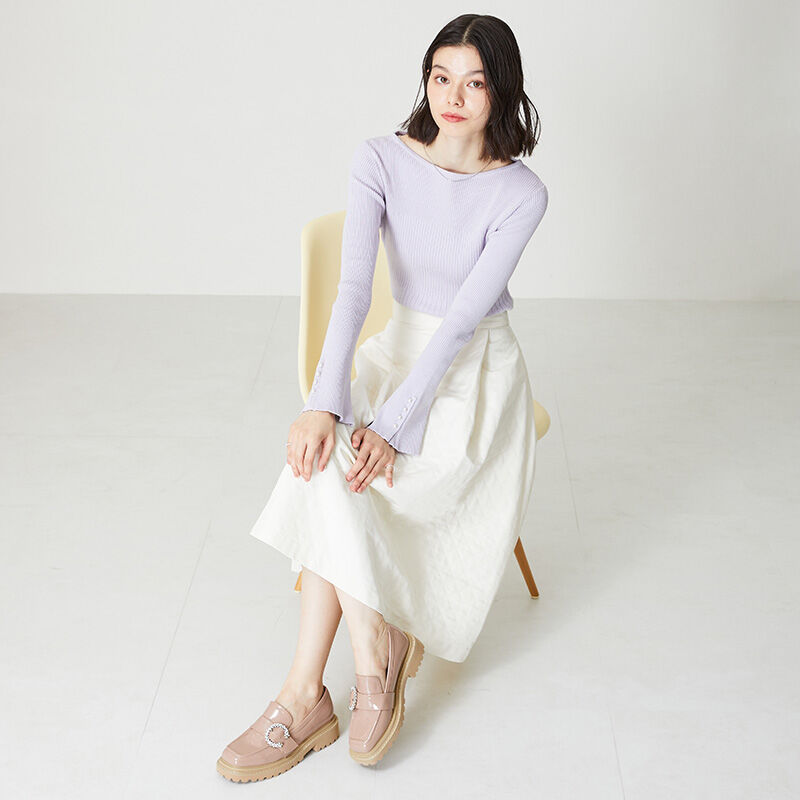 ORiental TRaffic「厚底ビジューバックルベルトシューズ/31315」|ビジネス・ドレスシューズ|