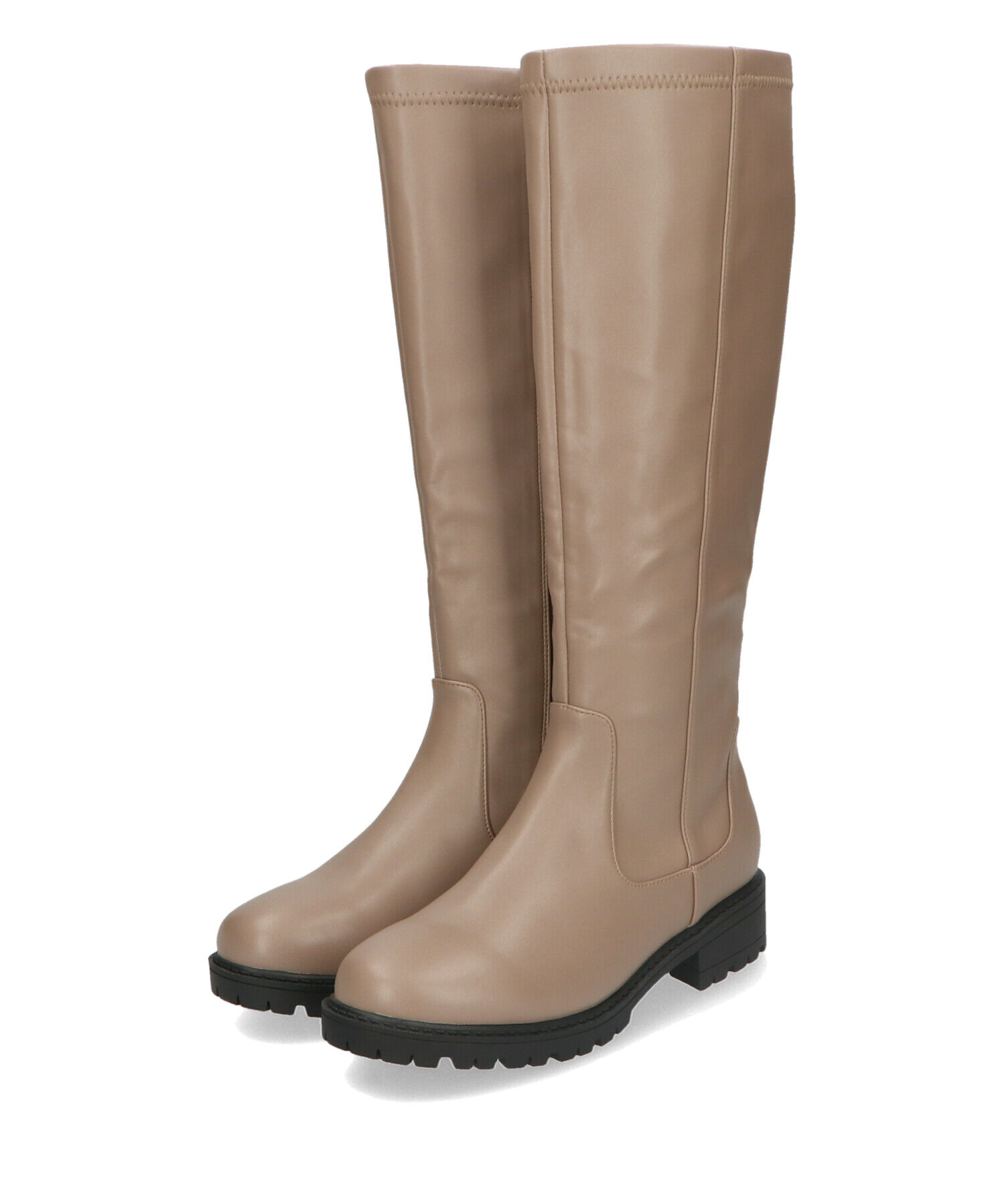 ORiental TRaffic「タンクソール ロングブーツ /31501 ボリュームソール ストレッチ」|ロングブーツ|