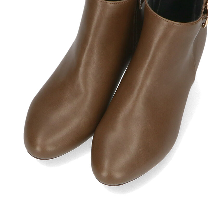 WA Oriental TRaffic「メタリックラインベルトヒールブーツ/32404」|ショートブーツ|