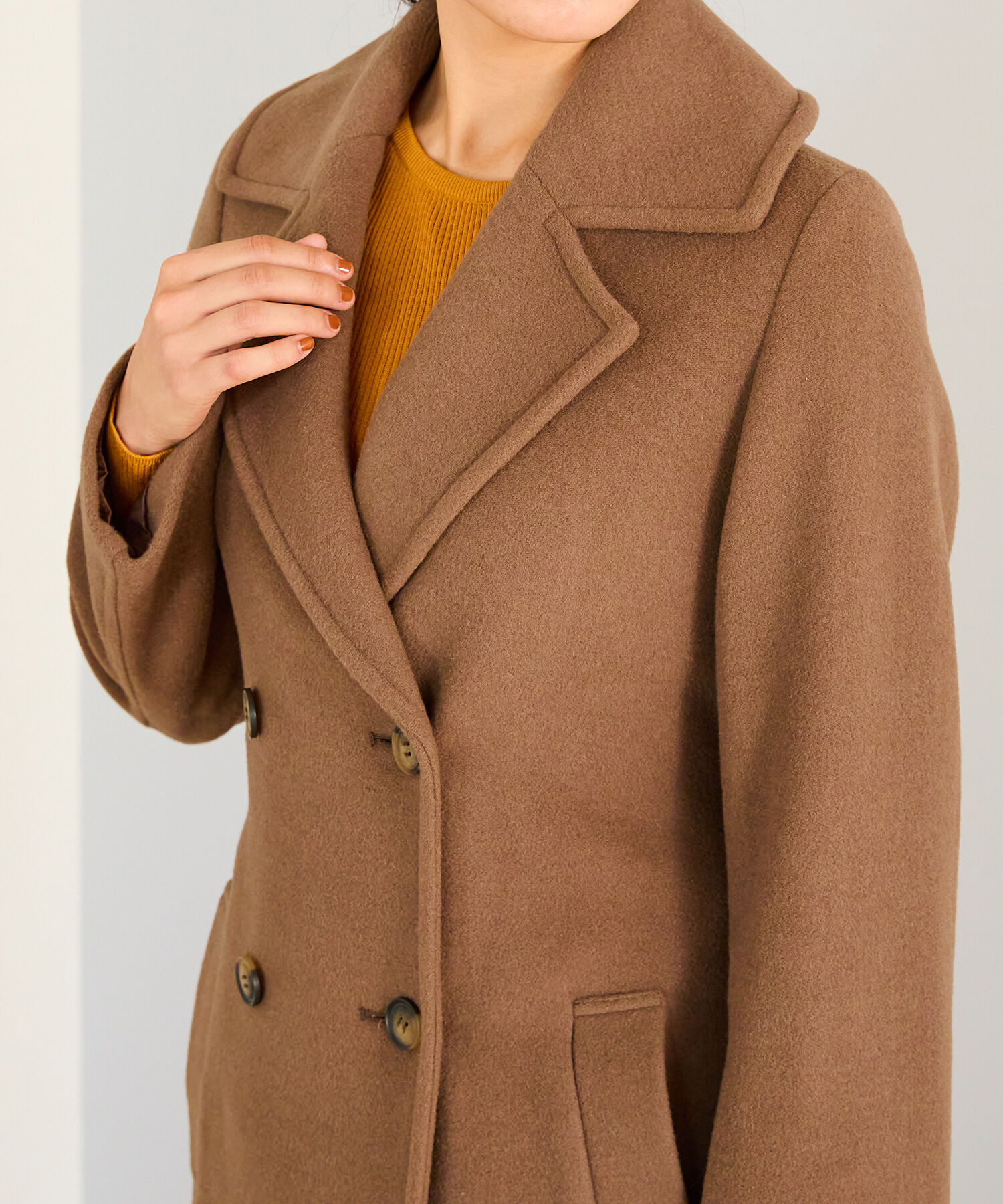 ORiental TRaffic「ダブルボタンコート/MO33C03-2」|ピーコート|