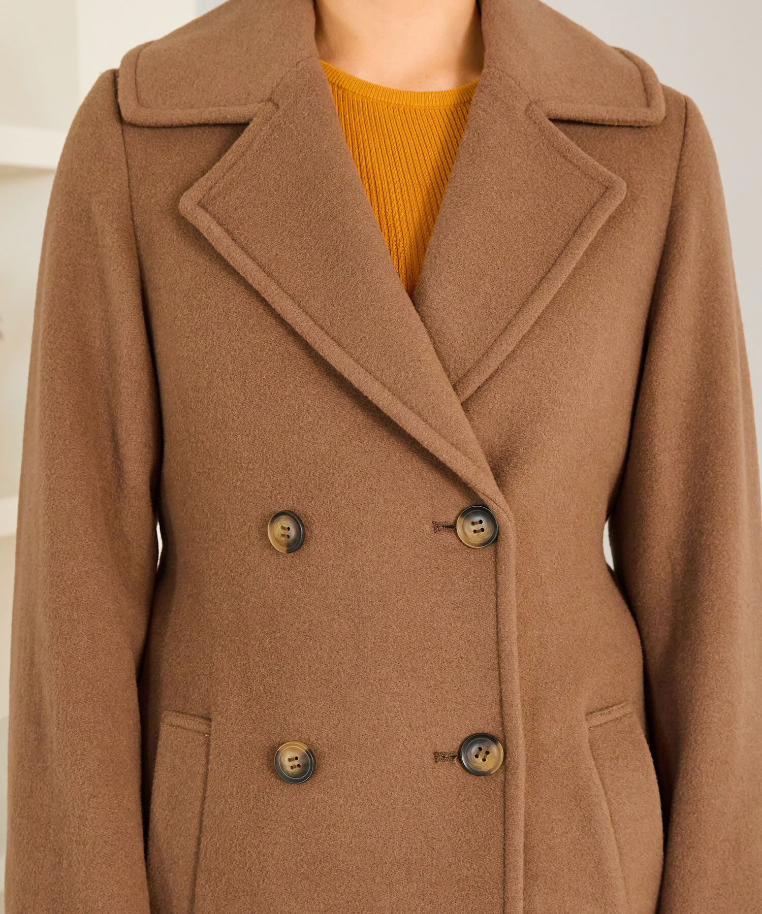 ORiental TRaffic「ダブルボタンコート/MO33C03-2」|ピーコート|