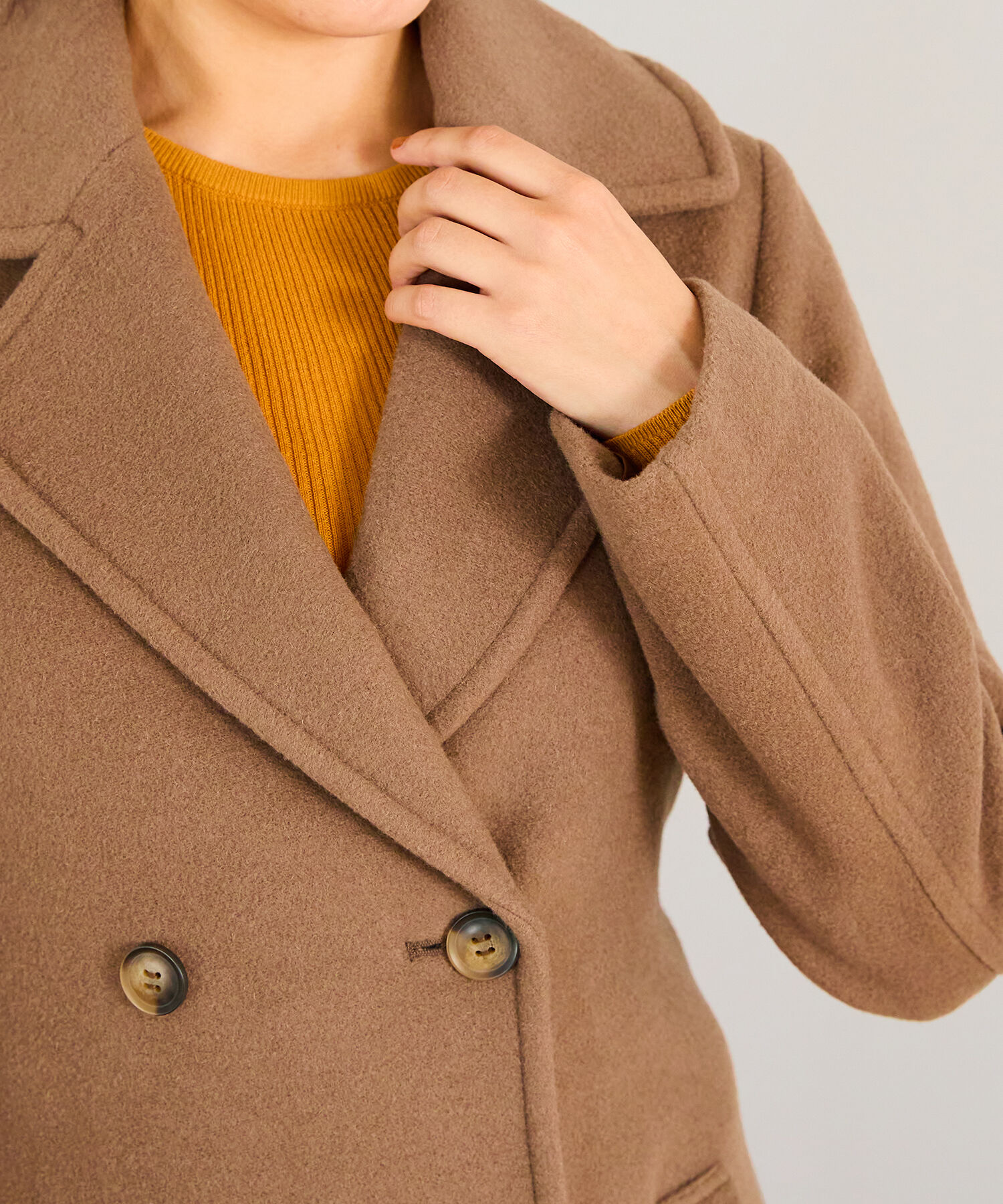 ORiental TRaffic「ダブルボタンコート/MO33C03-2」|ピーコート|