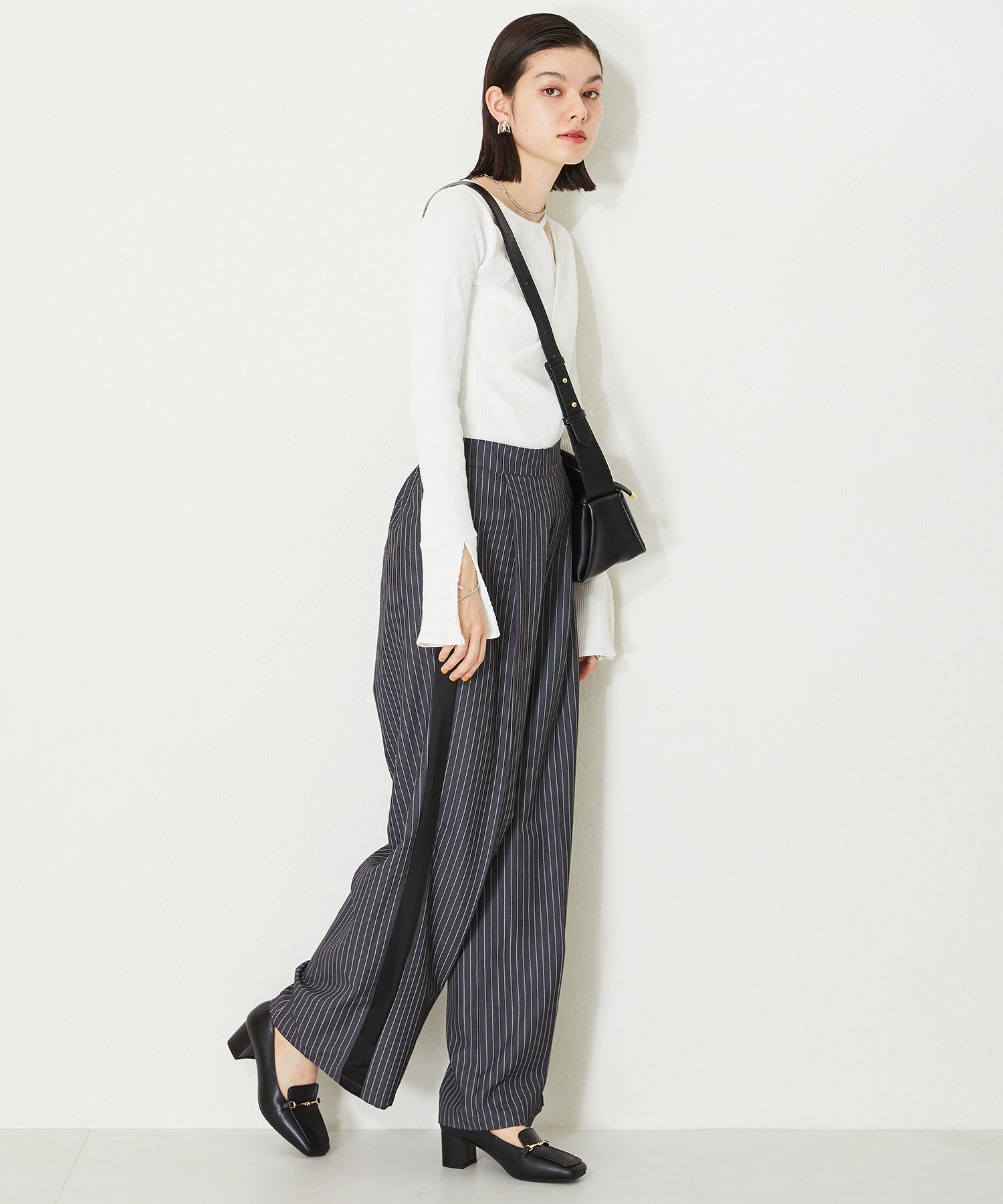 ORiental TRaffic「【BAG】ソフトフェイクレザーショルダーバッグ/BA-204 人気 トレンド　売れてる」|ショルダー・メッセンジャー|