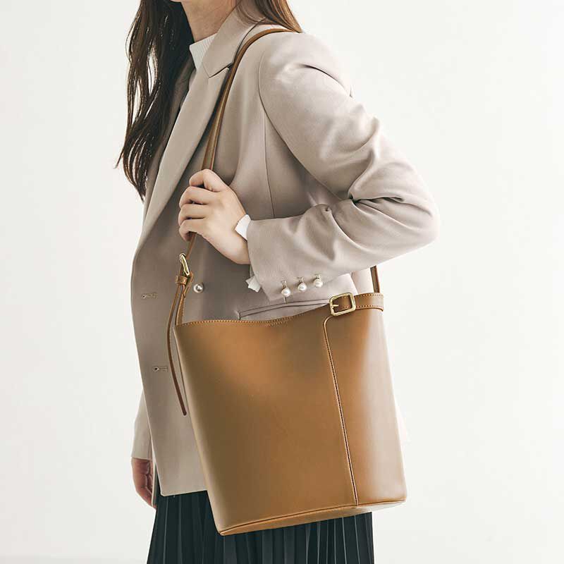 ORiental TRaffic「バケツ型ショルダーバッグ/BA-206」|ショルダー・メッセンジャー|BROWN