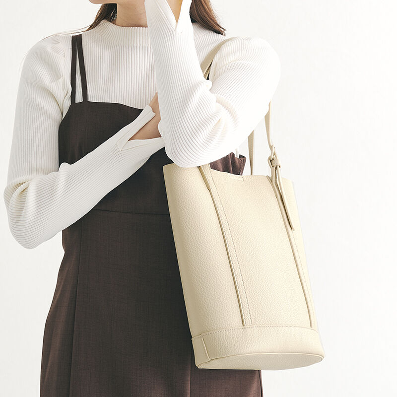 ORiental TRaffic「縦型ソフトレザーショルダーバッグ/BA-212」|トートバッグ|