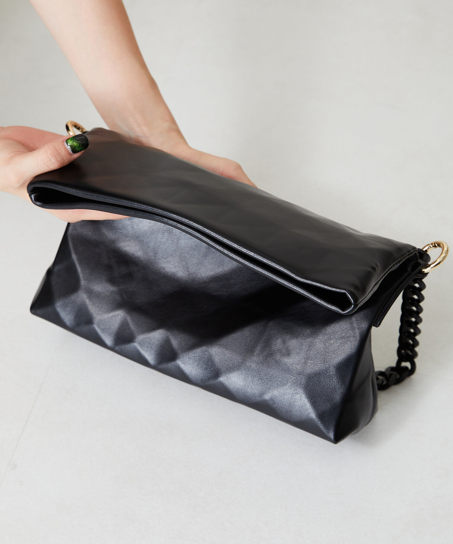 ORiental TRaffic「2wayチェーンエンボスバッグ/BA-219」|ショルダー・メッセンジャー|