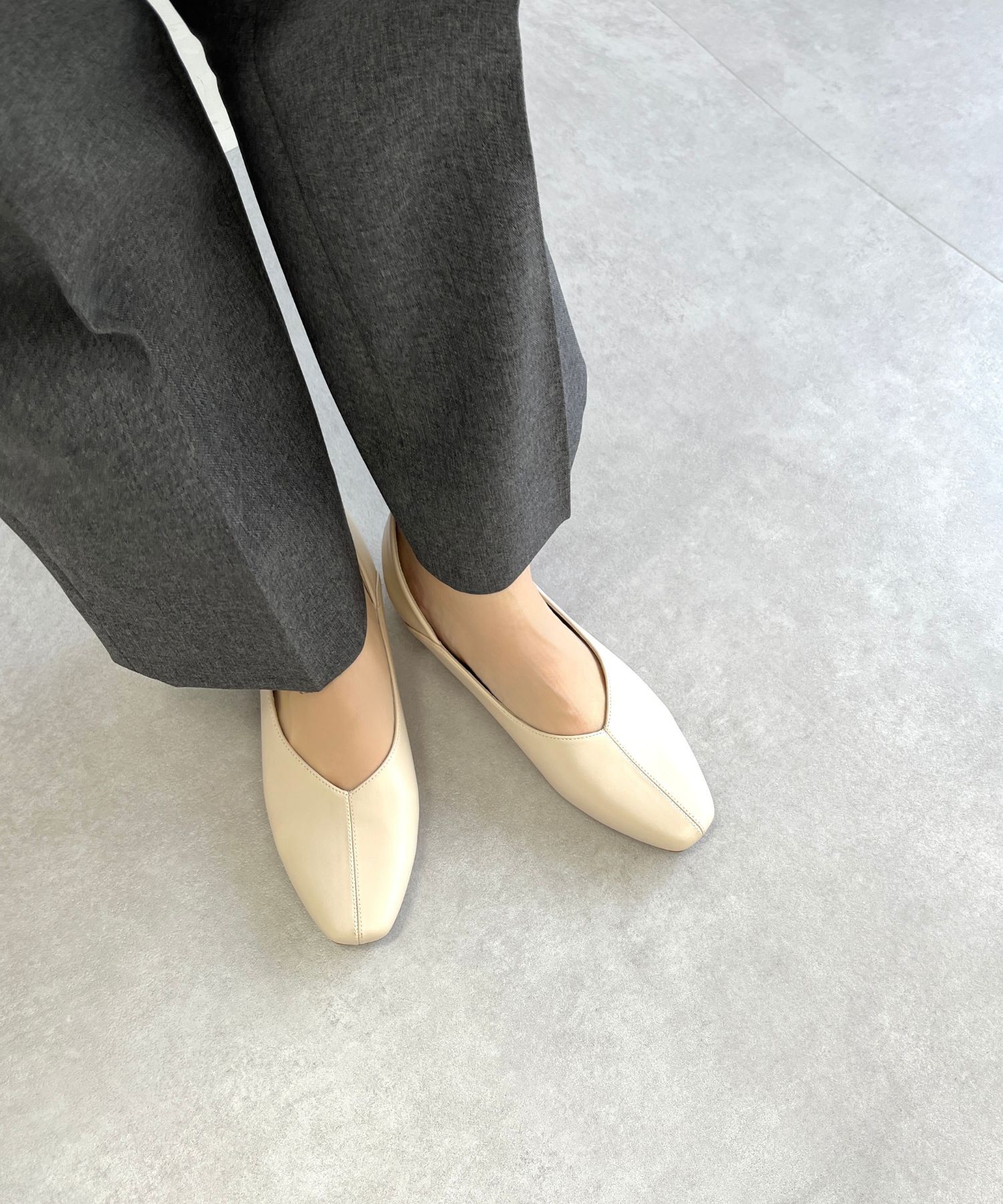 ORiental TRaffic「センターシームバブーシュ/41107」|パンプス|