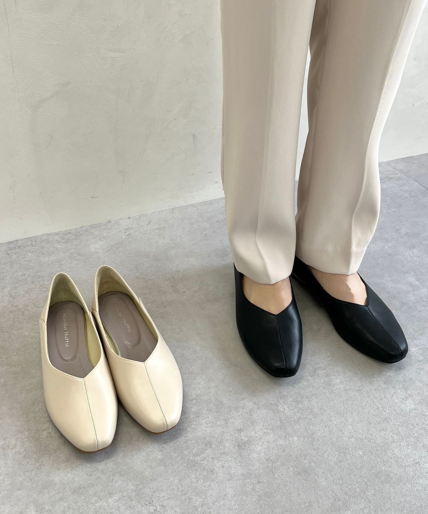 ORiental TRaffic「センターシームバブーシュ/41107」|パンプス|