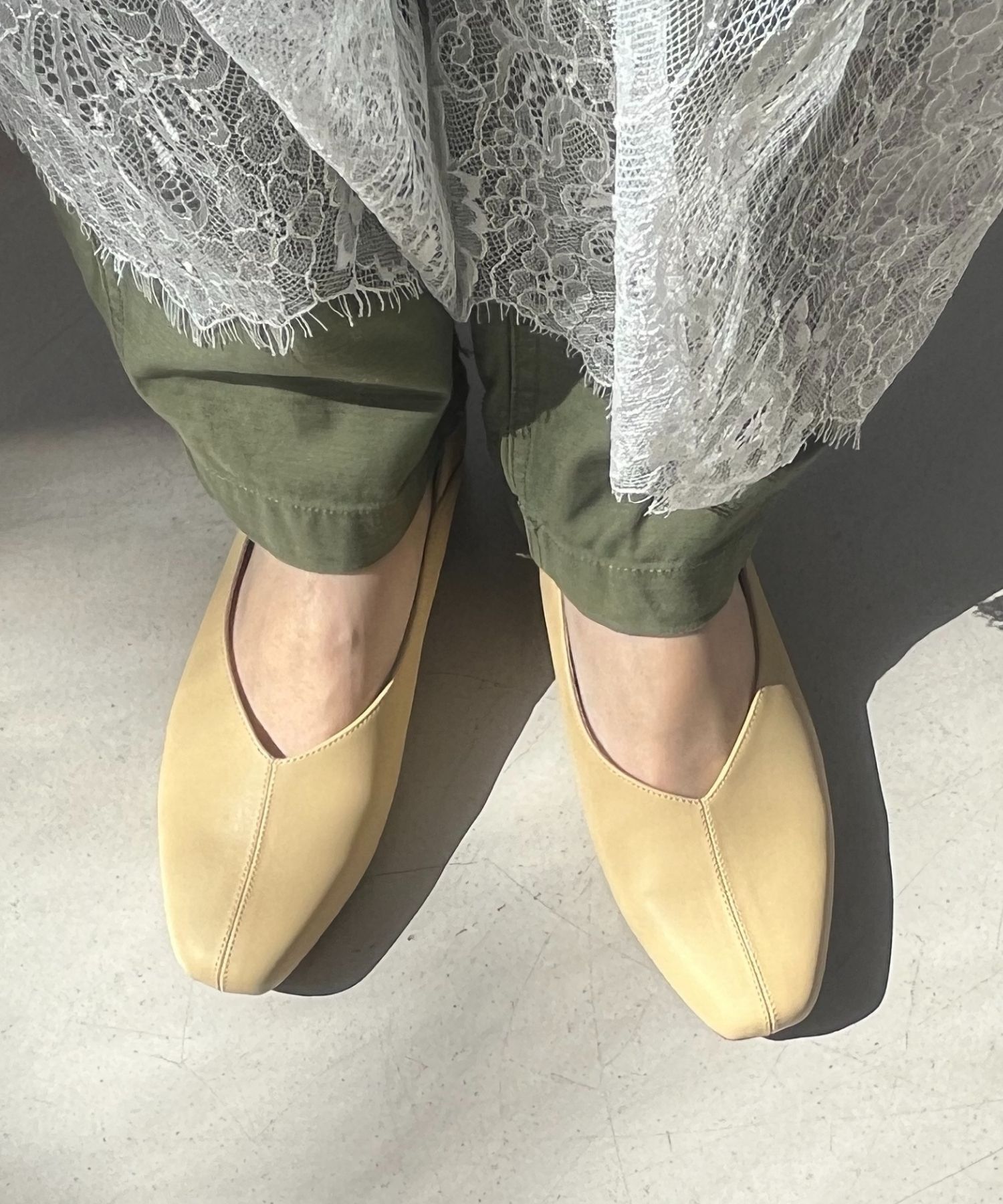 ORiental TRaffic「センターシームバブーシュ/41107」|パンプス|YELLOW