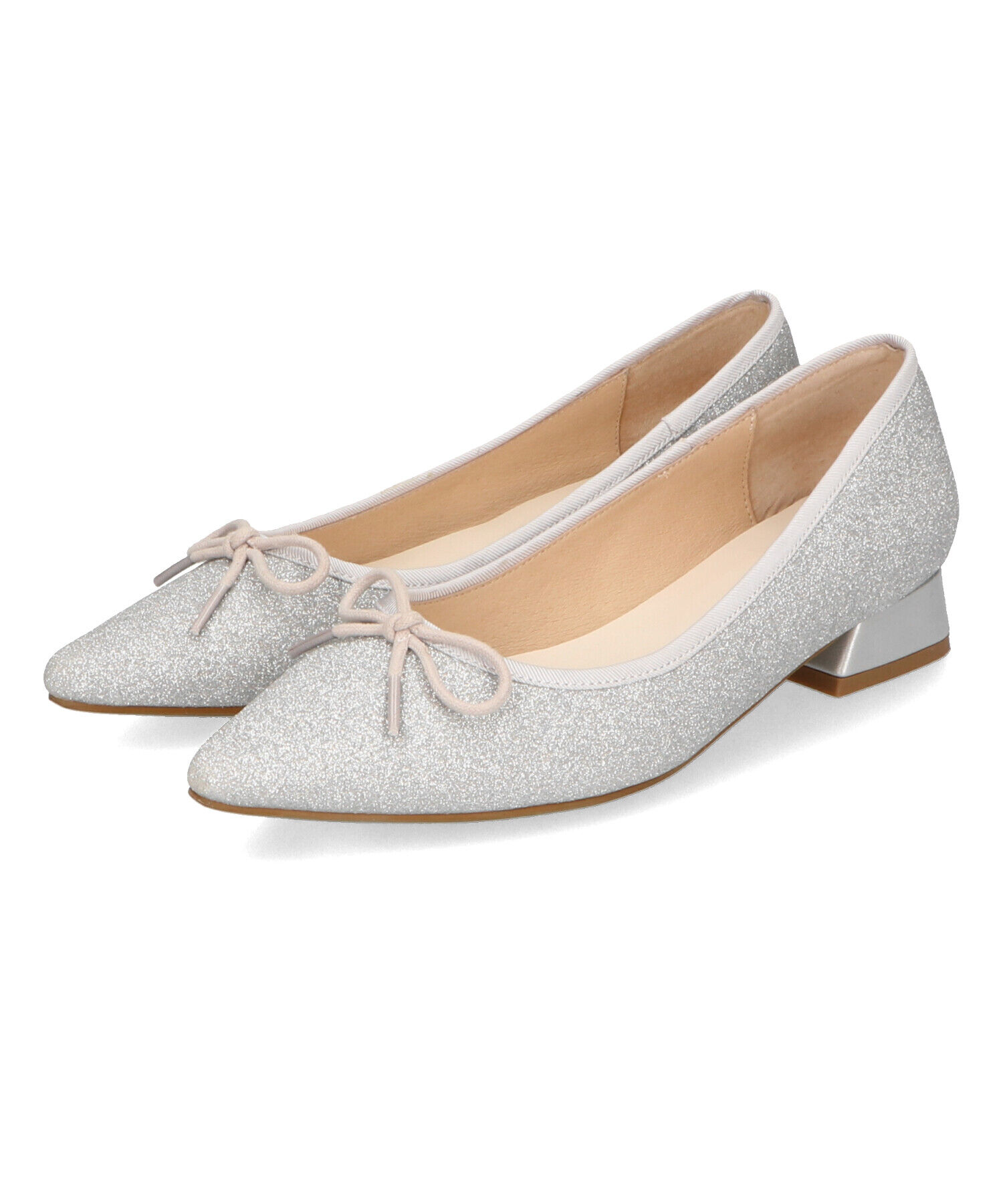 ORiental TRaffic「ポインテッドトゥグリッターバレエシューズ/41115」|パンプス|