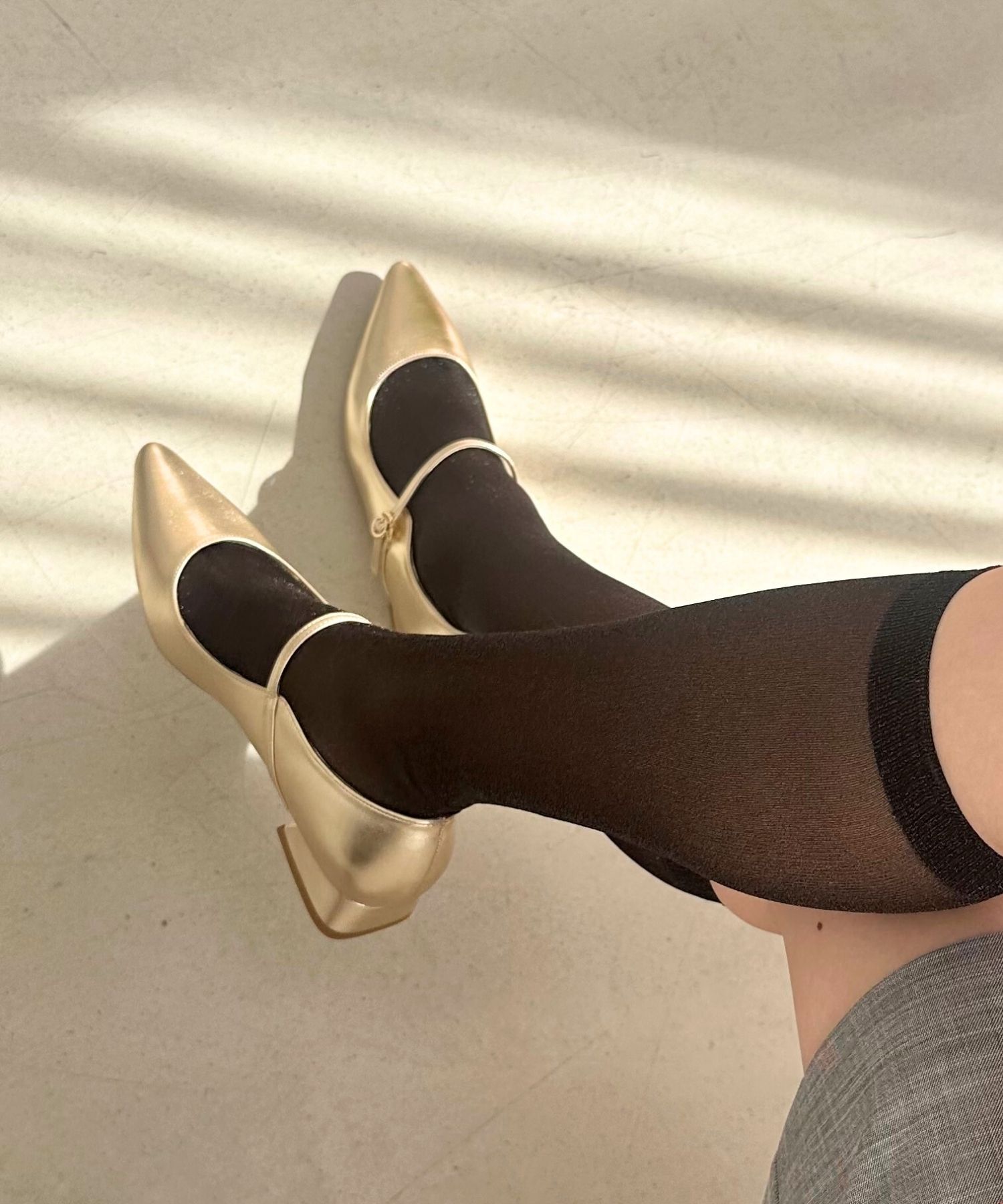 ORiental TRaffic「【トレンド】ストラップ変形ヒールパンプス/41114 パンプス」|パンプス|