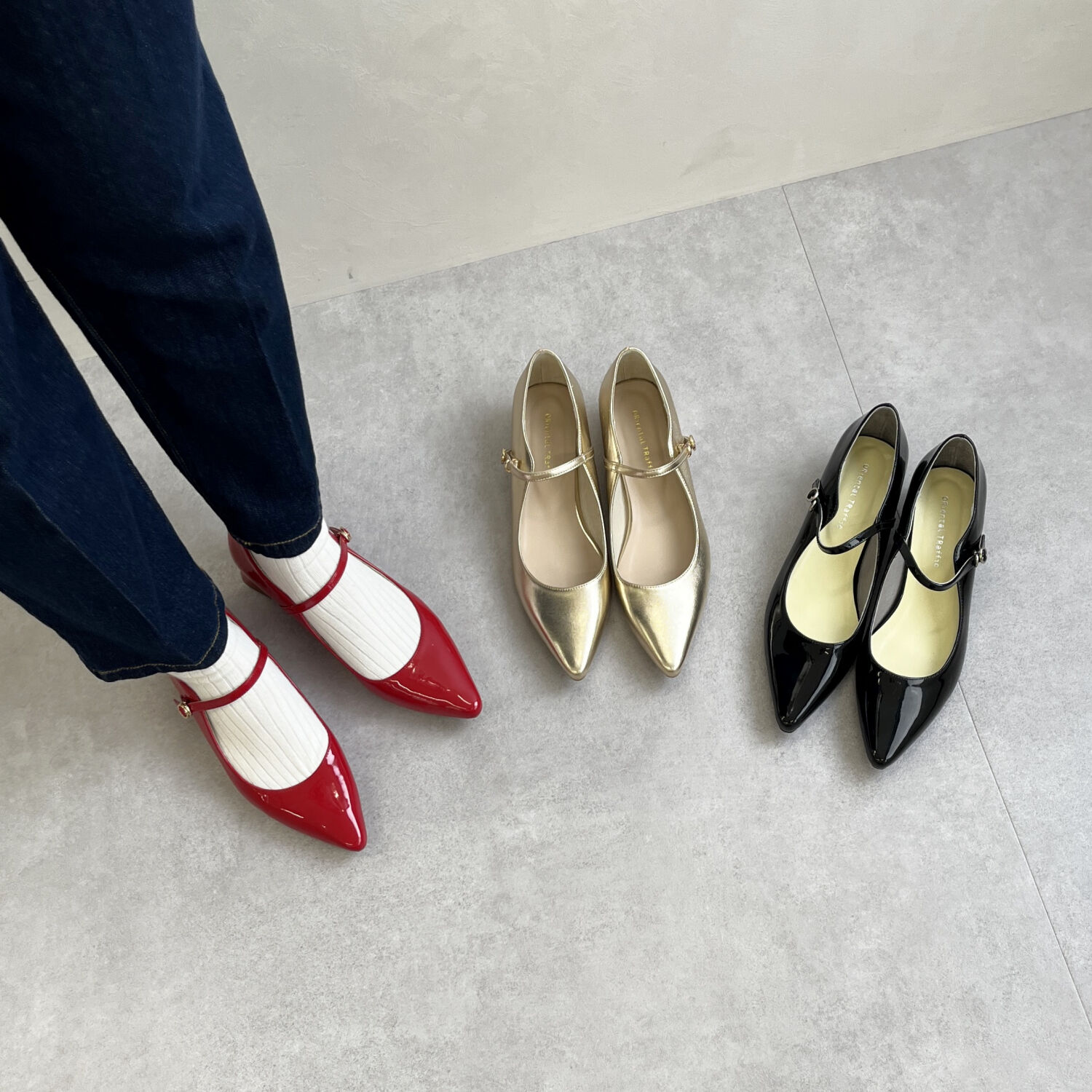 ORiental TRaffic「【トレンド】ストラップ変形ヒールパンプス/41114 パンプス」|パンプス|