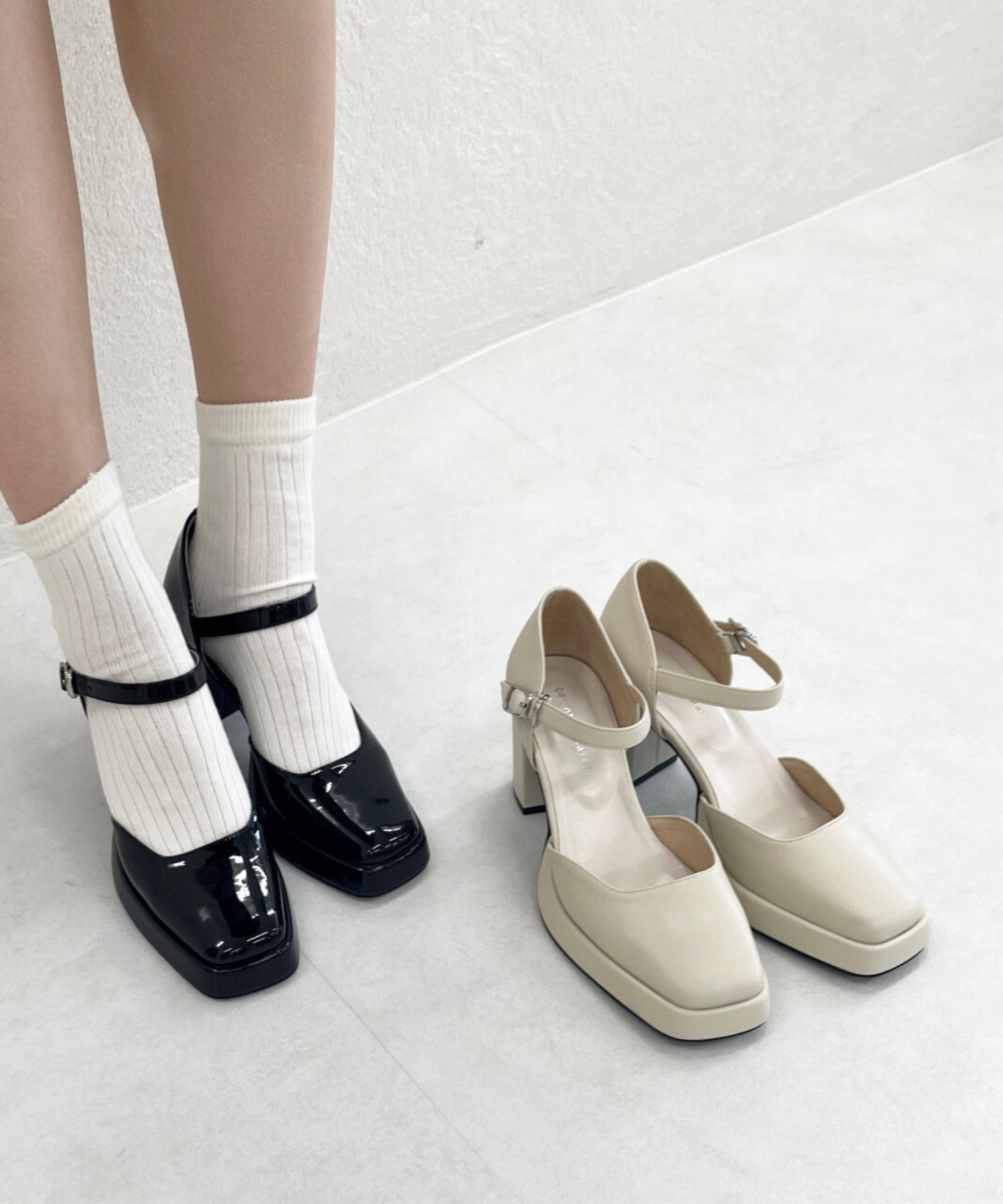 ORiental TRaffic「フレアソールセパレートパンプス/41111」|パンプス|