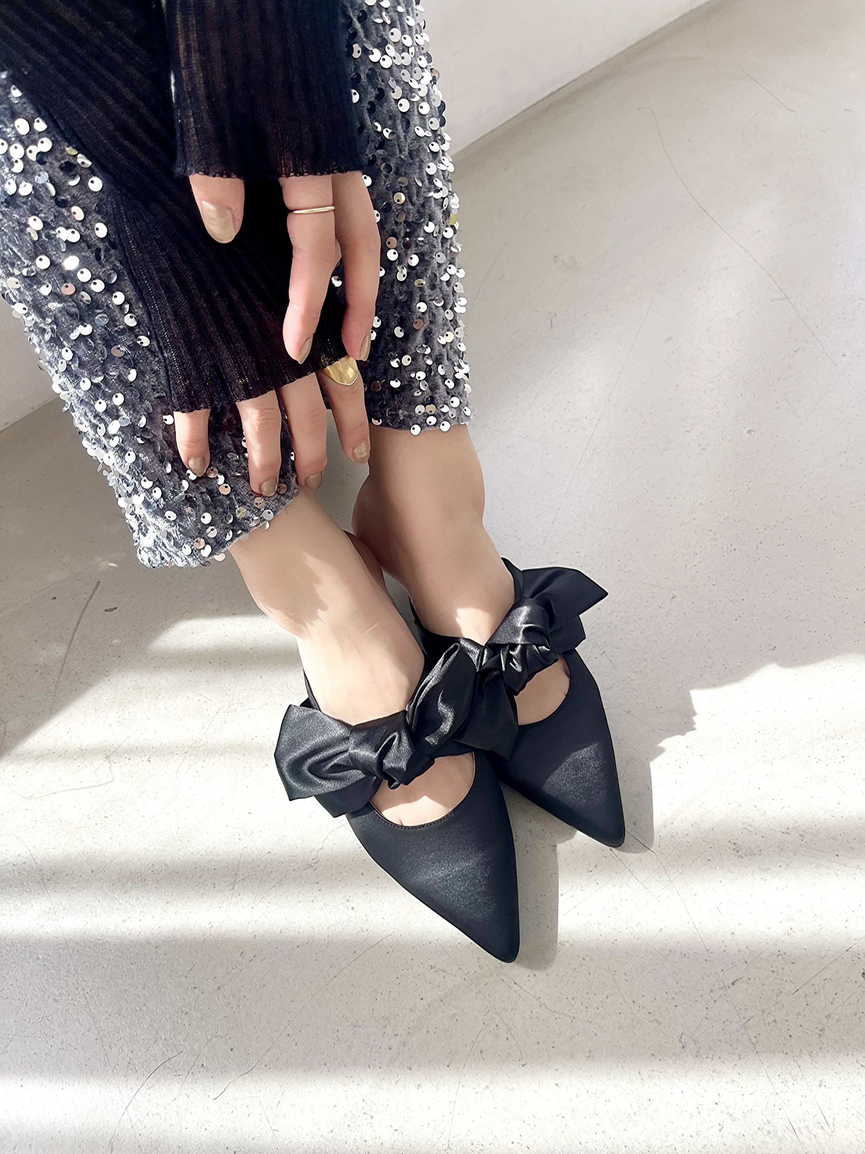 ORiental TRaffic「リボンミュールパンプス/41109」|パンプス|