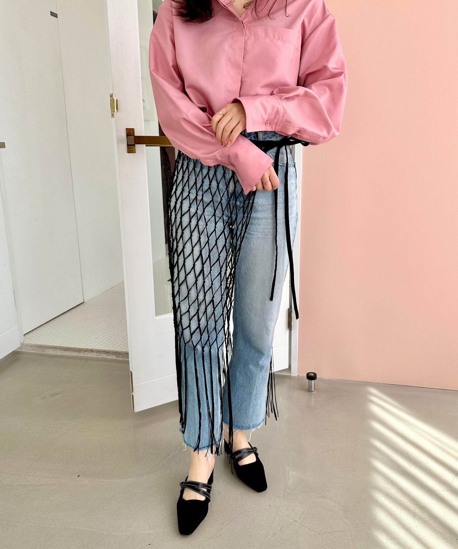 ORiental TRaffic「ニットミュールパンプス/41120」|パンプス|