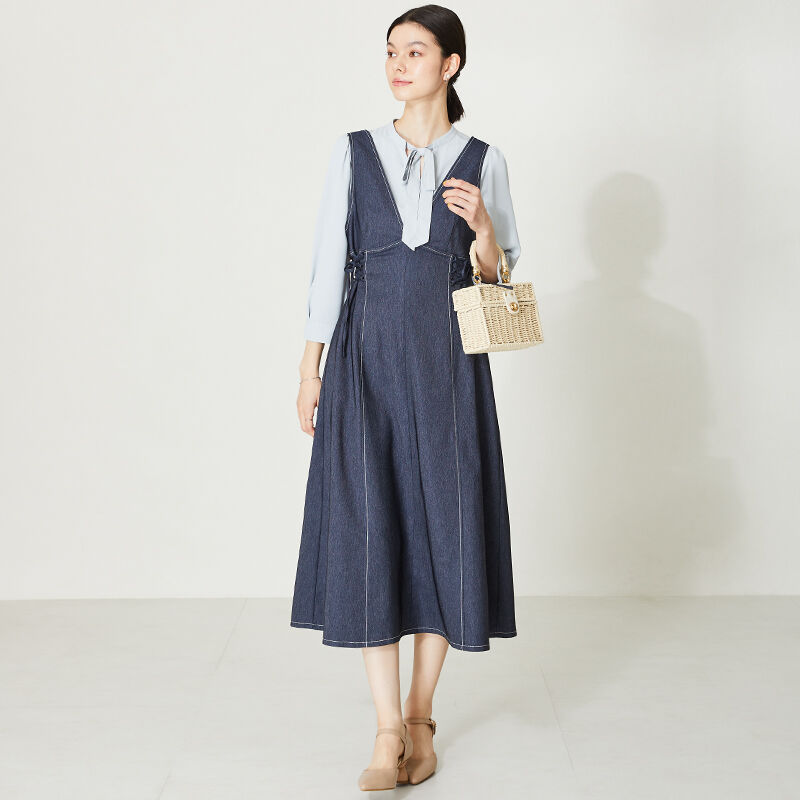 ORiental TRaffic「変形ヒールセパレートパンプス/41123」|パンプス|