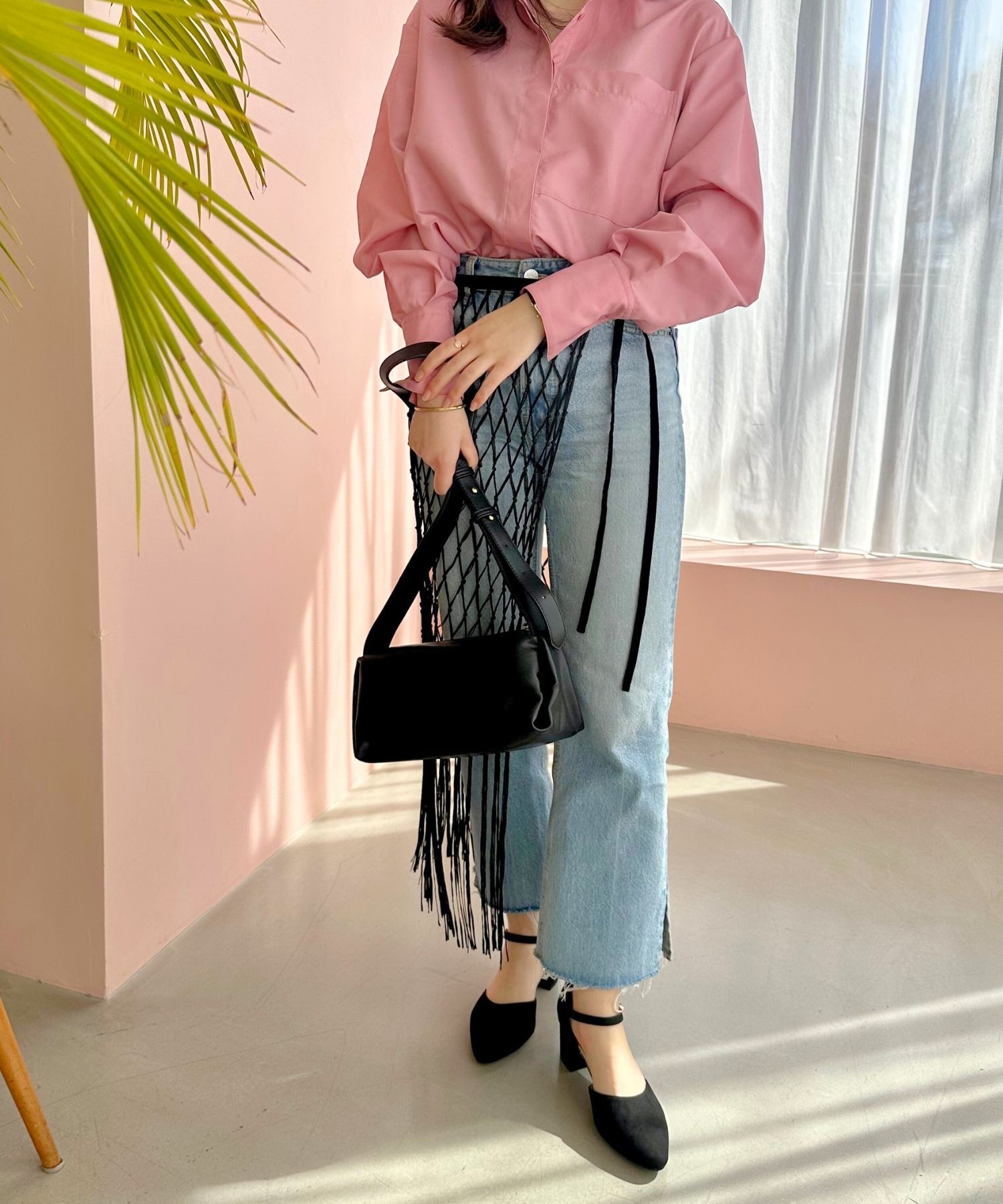 ORiental TRaffic「セパレートラインヒールパンプス/45101」|パンプス|