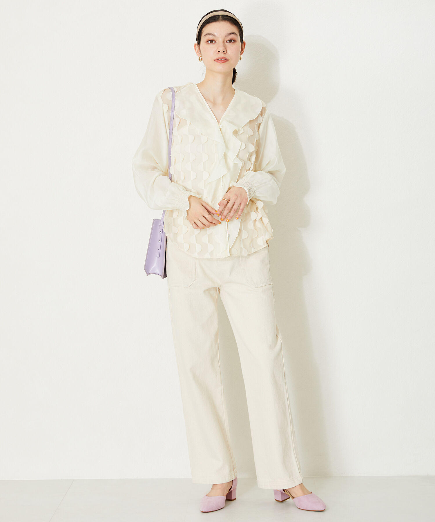 ORiental TRaffic「セパレートラインヒールパンプス/45101」|パンプス|