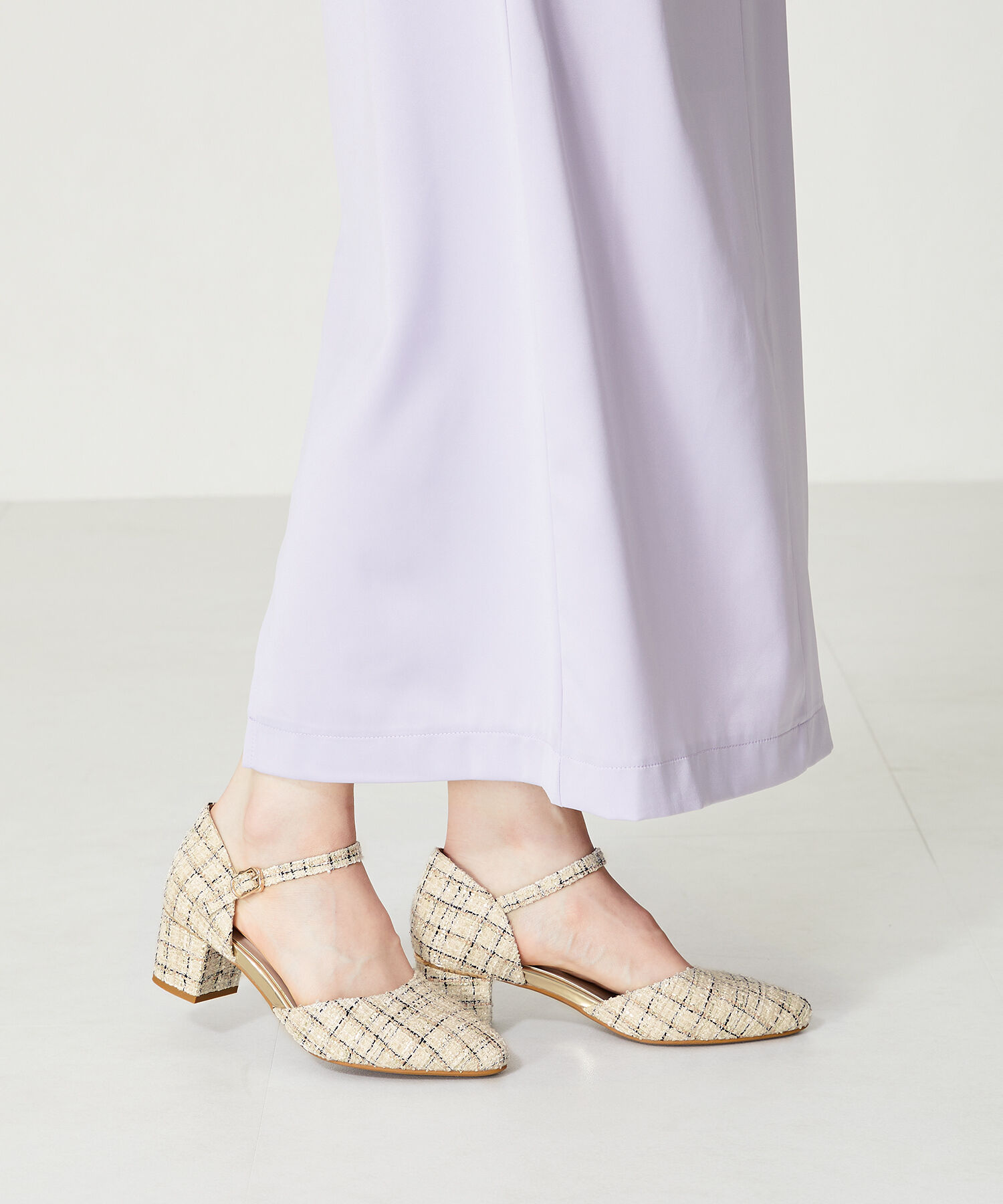 ORiental TRaffic「セパレートラインヒールパンプス/45101」|パンプス|